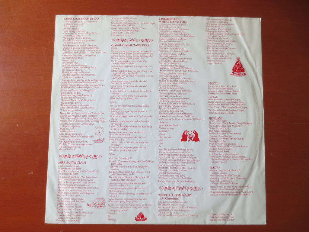 Cabbage Patch Kids – A Cabbage Patch Christmas (1984) Vinyl LP