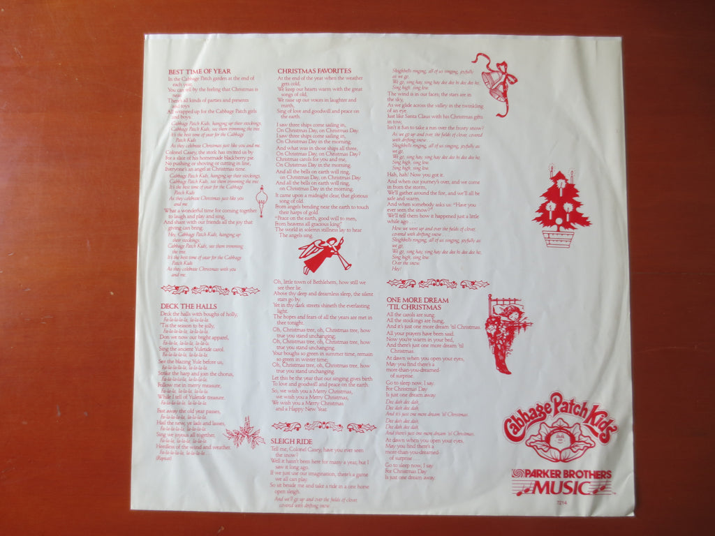 Cabbage Patch Kids – A Cabbage Patch Christmas (1984) Vinyl LP