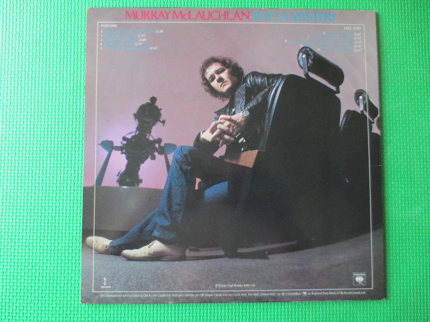 MURRAY McLAUCHLAN, Into a MYSTERY, Country Records, Vintage Vinyl, Record Vinyl, Records, Vinyl Record, Vinyl, 1980 Records