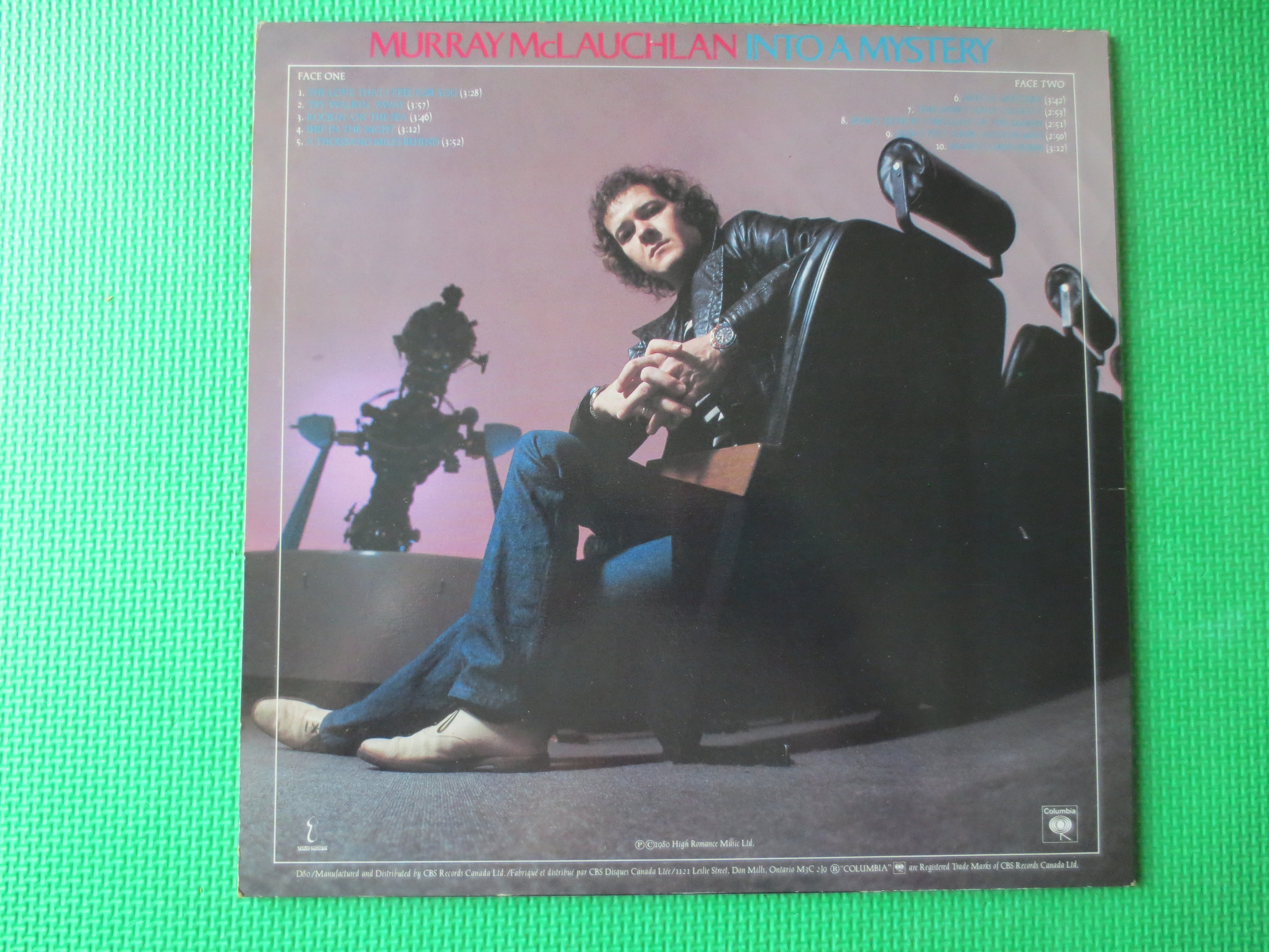 MURRAY McLAUCHLAN, Into a MYSTERY, Country Records, Vintage Vinyl, Record Vinyl, Records, Vinyl Record, Vinyl, 1980 Records