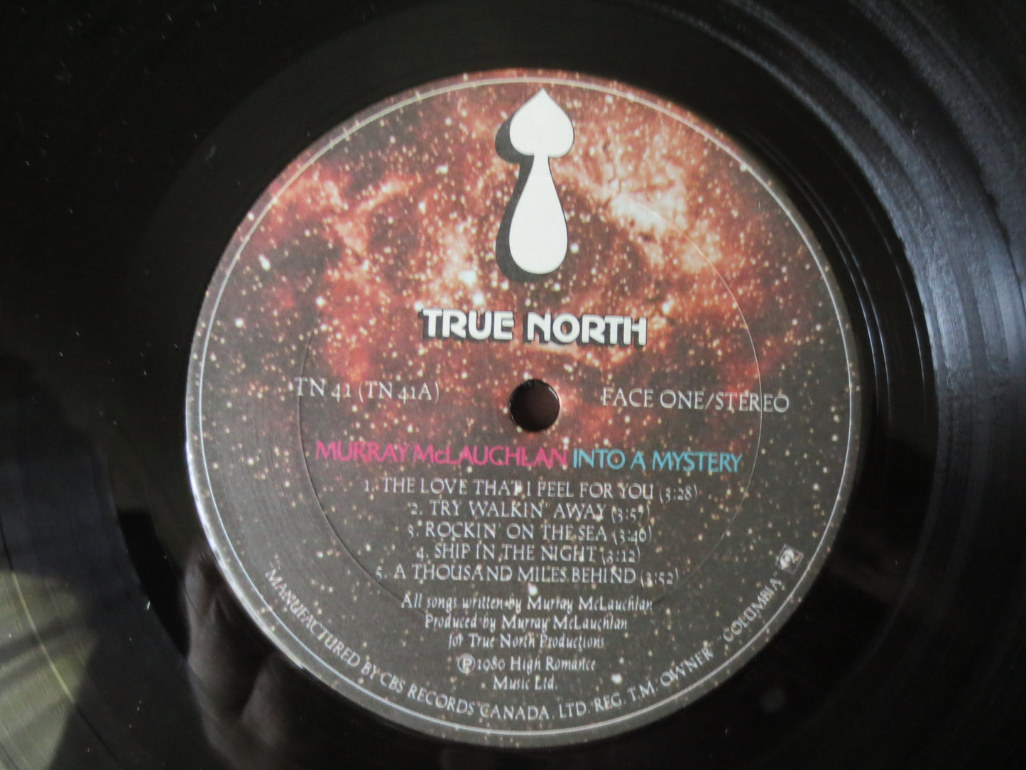 MURRAY McLAUCHLAN, Into a MYSTERY, Country Records, Vintage Vinyl, Record Vinyl, Records, Vinyl Record, Vinyl, 1980 Records