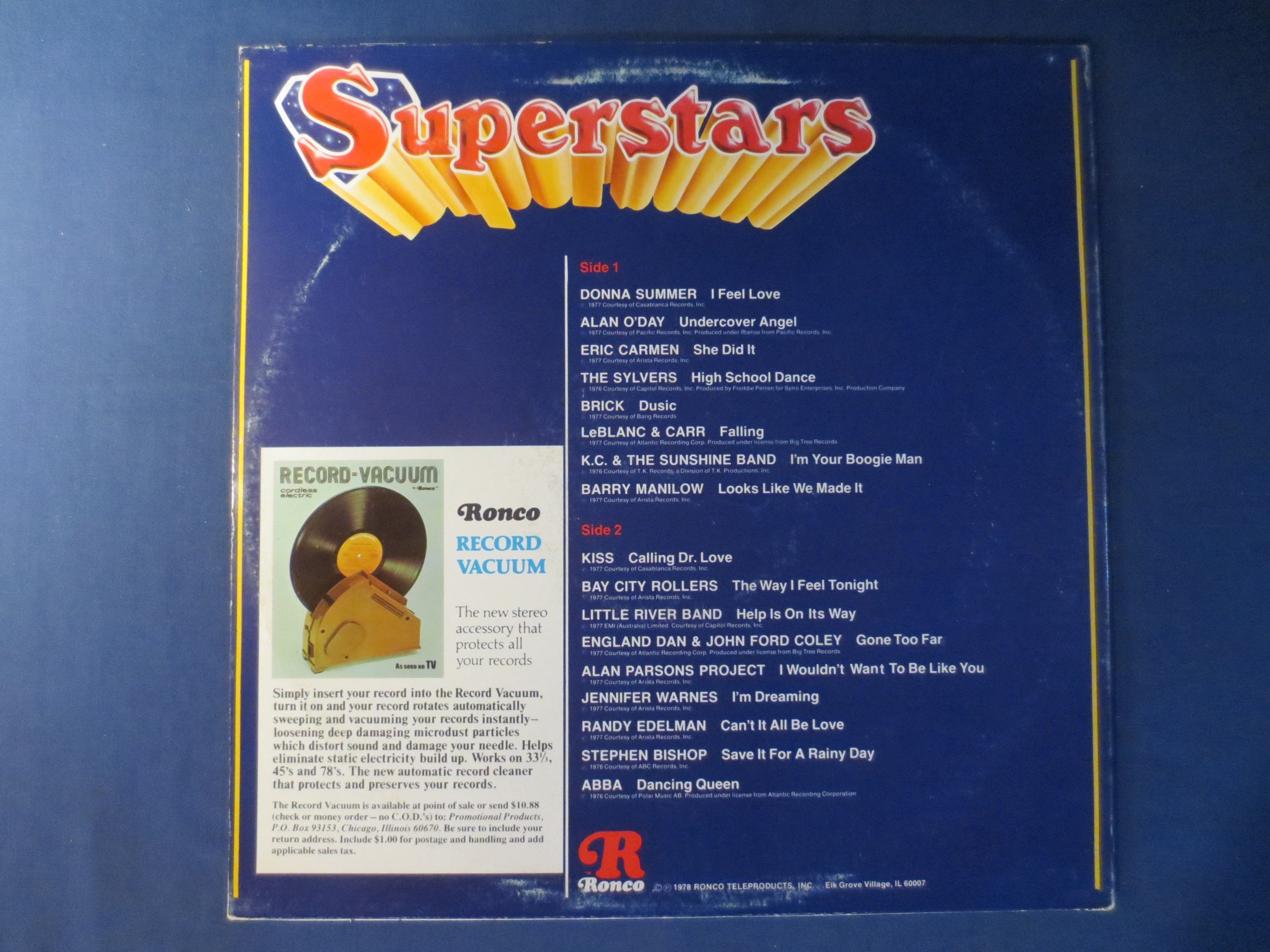Superstars – Ronco Records (1978) Vinyl LP