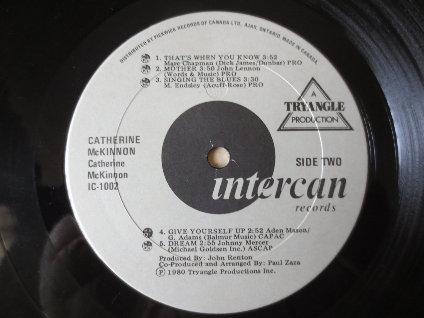 CATHERINE McKINNON, Jazz Record, Vintage Vinyl, Pop Record Vinyl, Record, Vinyl Record, Jazz Vinyl, Vinyl lp, 1980 Records