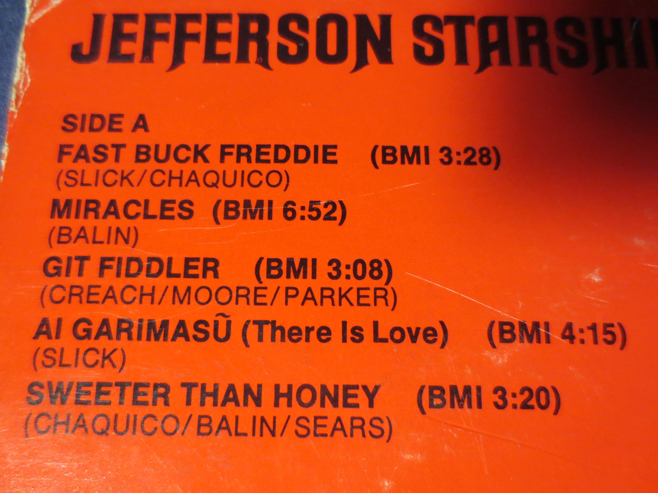 Jefferson Starship – Red Octopus (1975) Vinyl LP