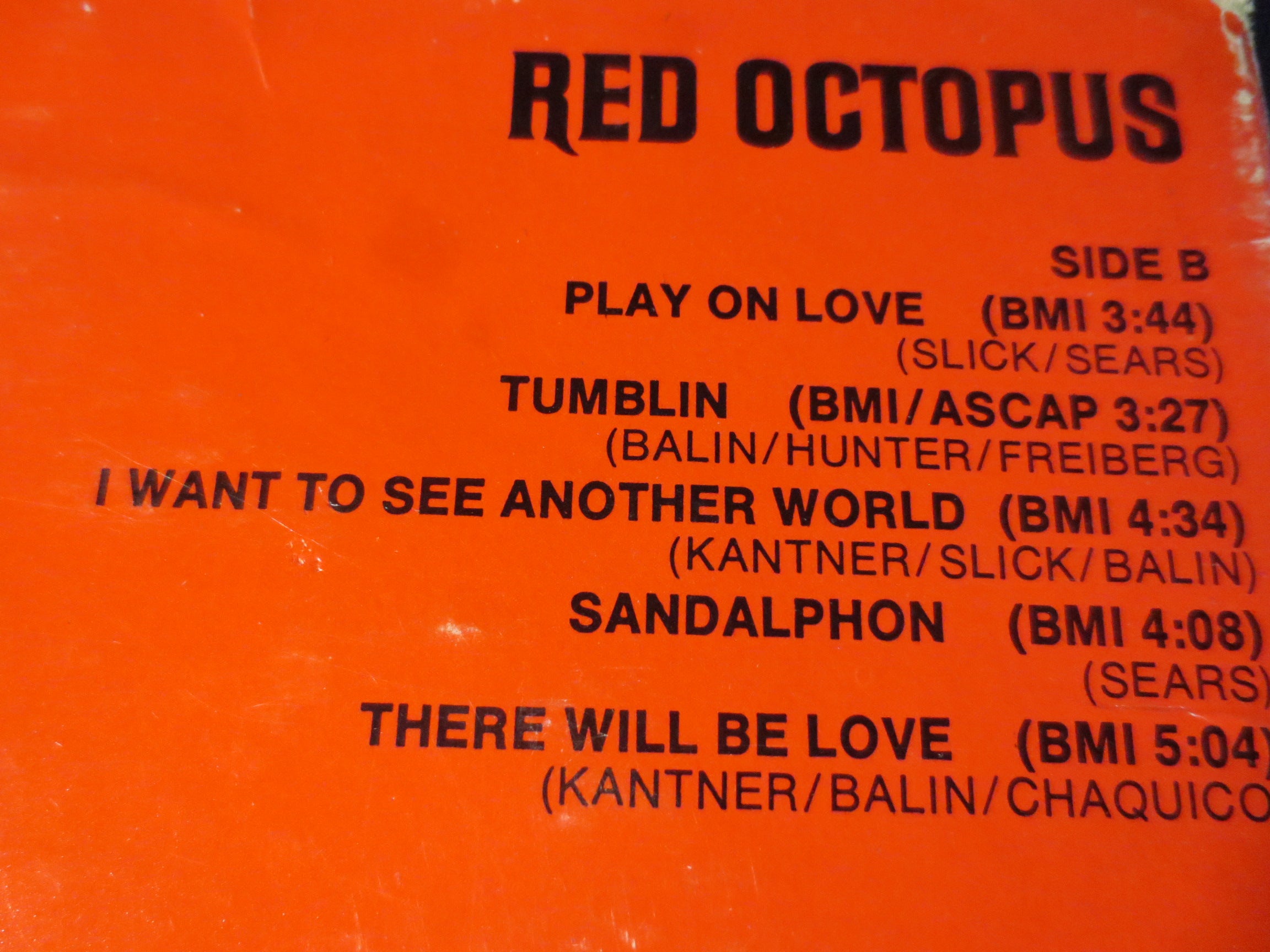 Jefferson Starship – Red Octopus (1975) Vinyl LP