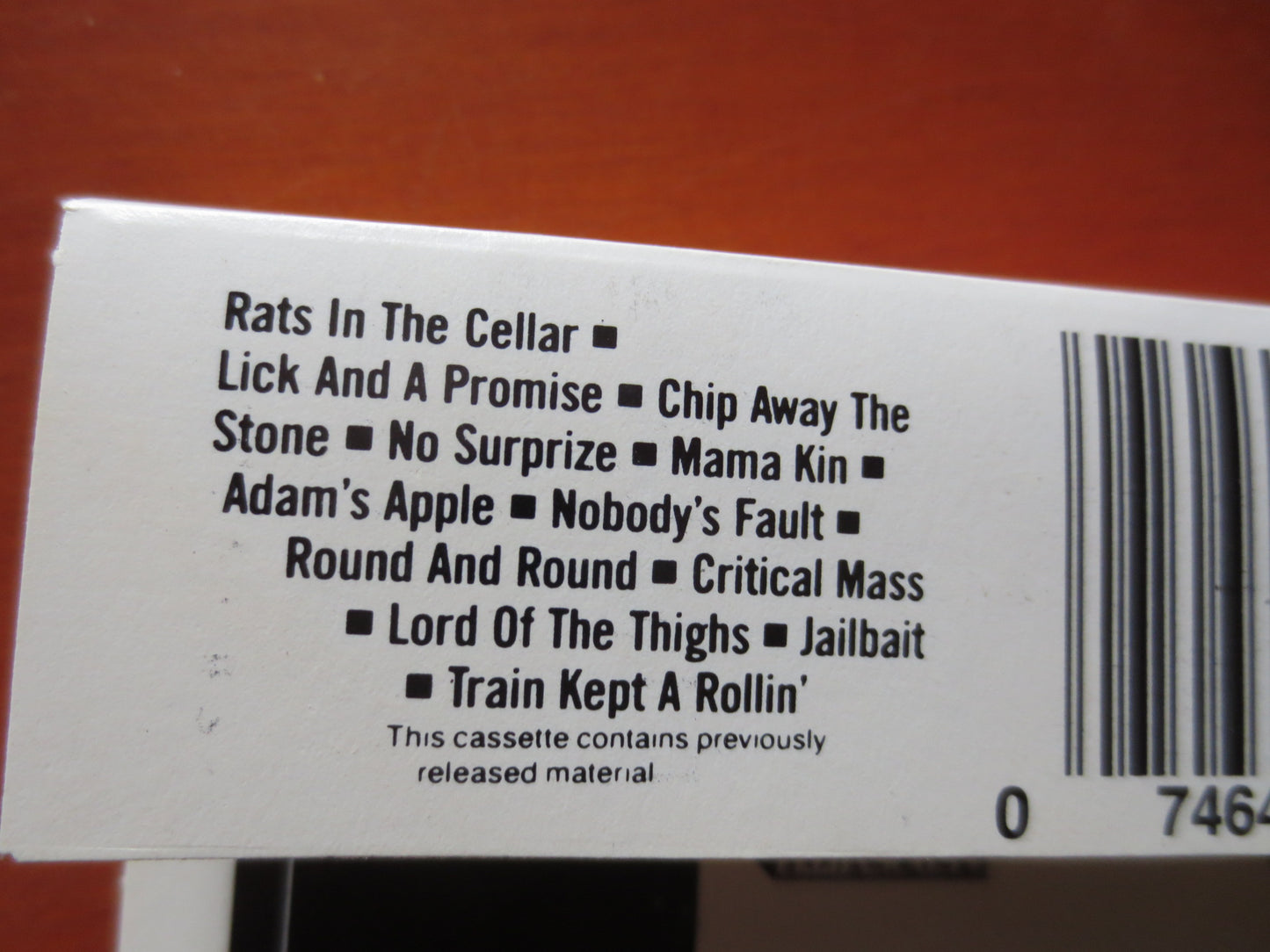 AEROSMITH Tape, GEMS Tape, AEROSMITH Album, Aerosmith Music, Aerosmith Song, Tape Cassette, Rock Cassette, 1988 Cassette