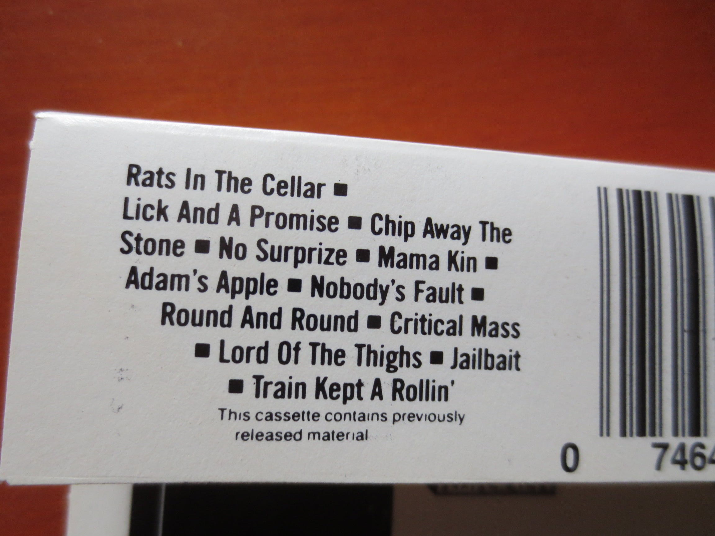 Aerosmith – Gems (1988) Cassette