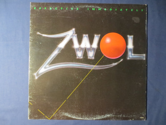 ZWOL, EFFECTIVE IMMEDIATELY, Vintage Vinyl, Zwol Records, New Wave Records, Rock Record, Vinyl Records, Lps, 1979 Records
