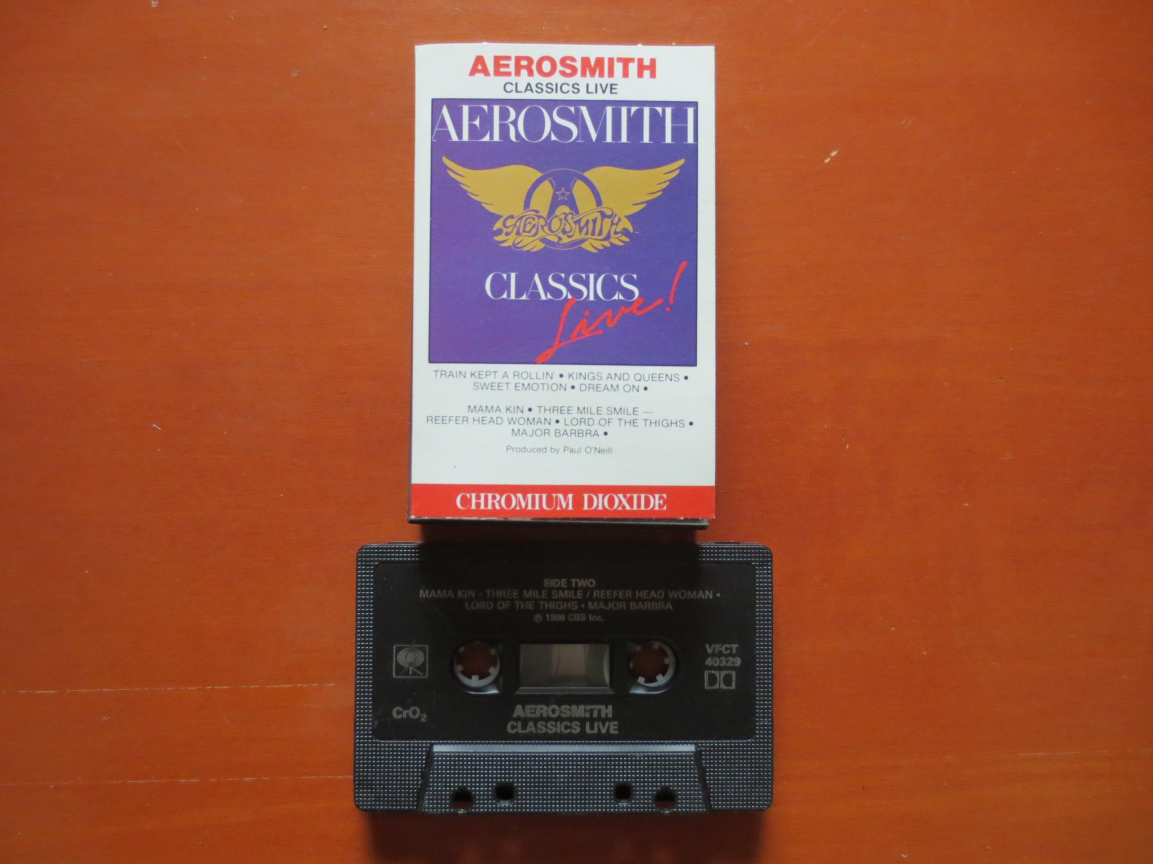 Aerosmith – Classics Live (1986) Cassette