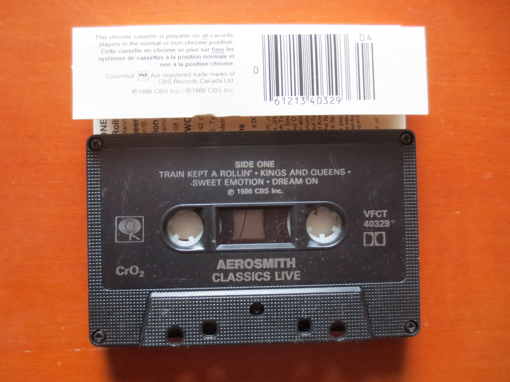 Aerosmith – Classics Live (1986) Cassette