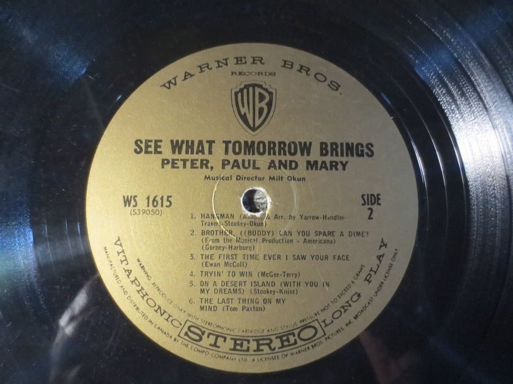 Peter, Paul and Mary – See What Tomorrow Brings (1965) Vinyl LP