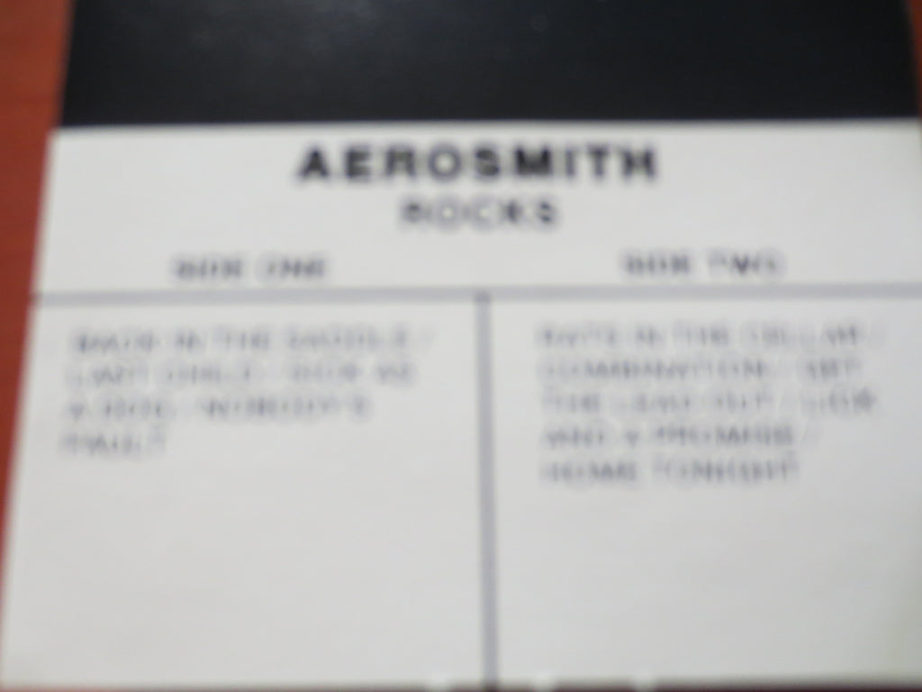 Aerosmith – Rocks (1976) Cassette