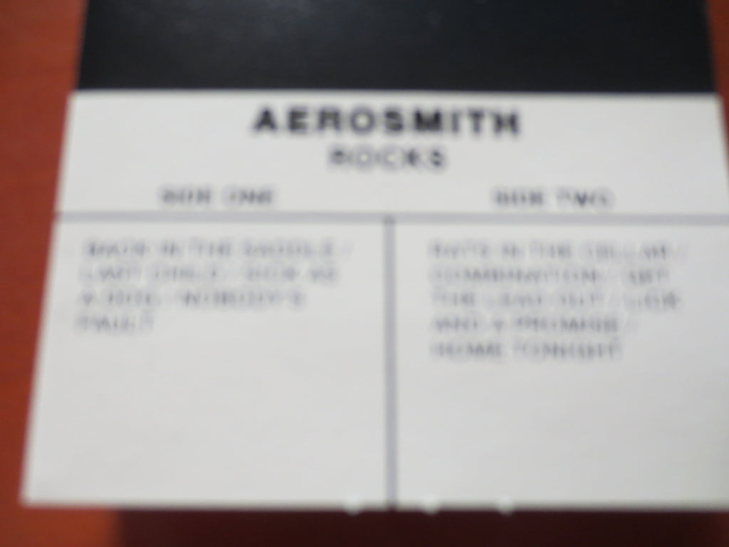 Aerosmith – Rocks (1976) Cassette