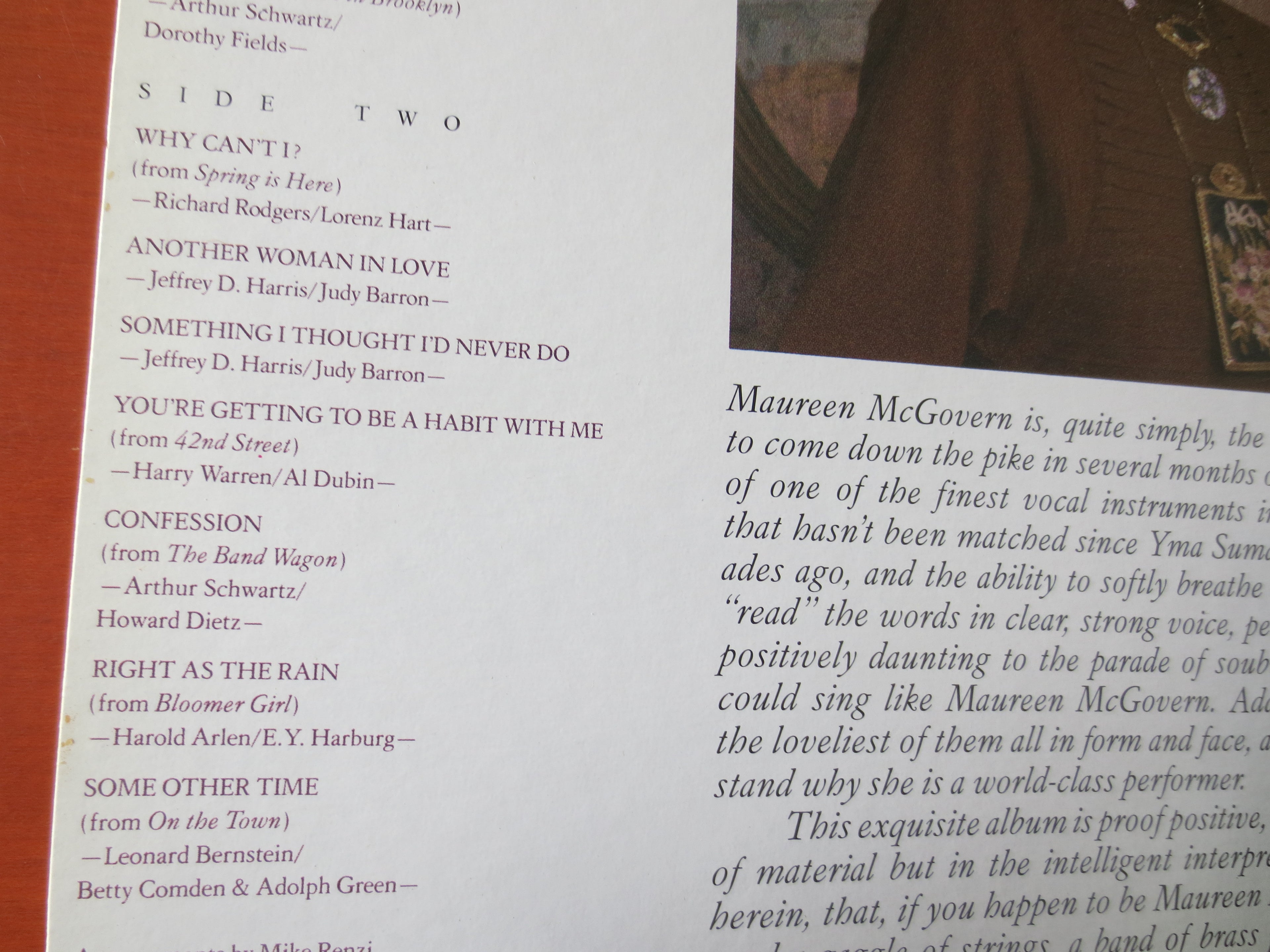 Maureen McGovern – Another Woman in Love (1985) Vinyl LP