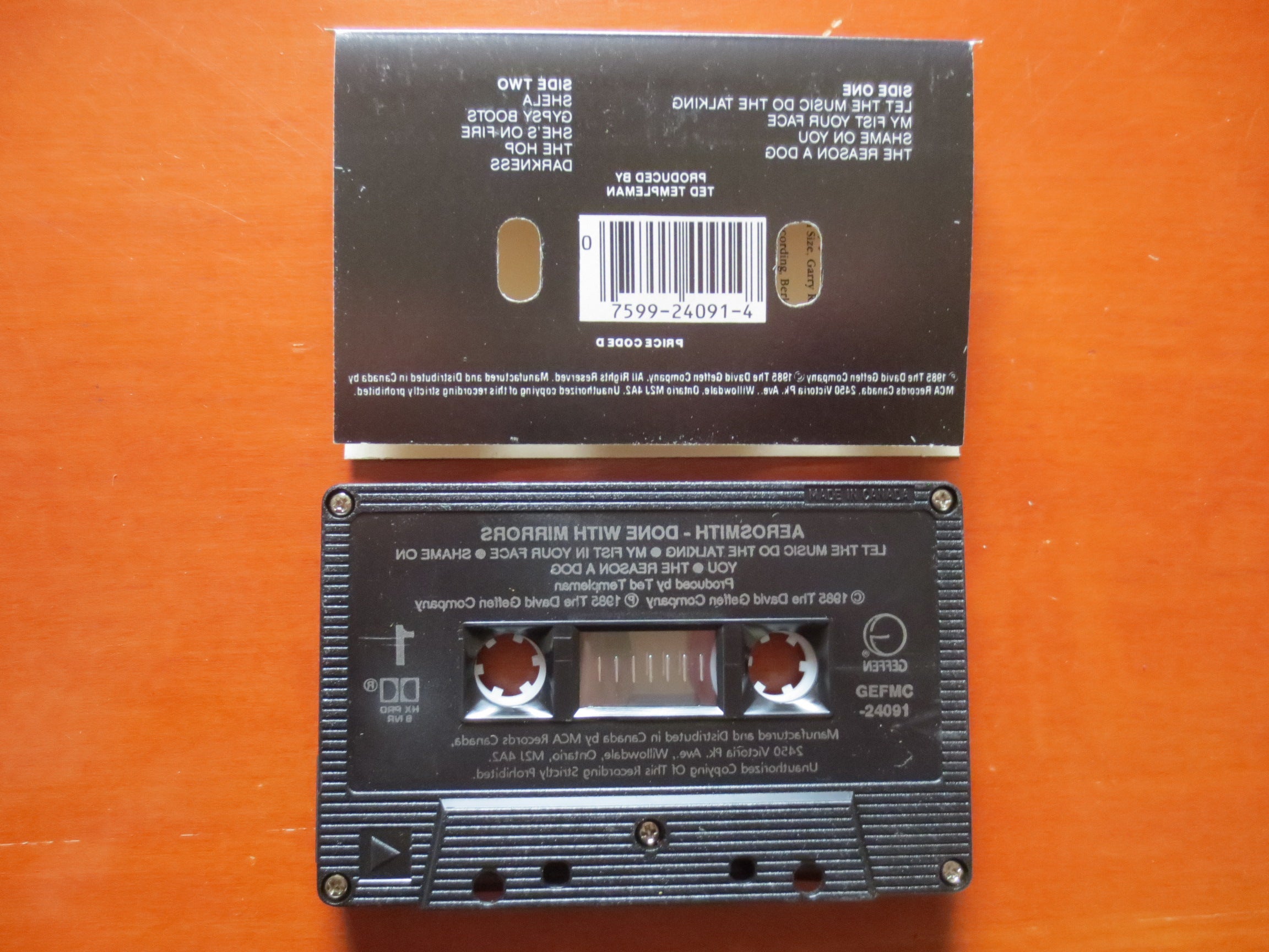 Aerosmith – Done with Mirrors (1985) Cassette