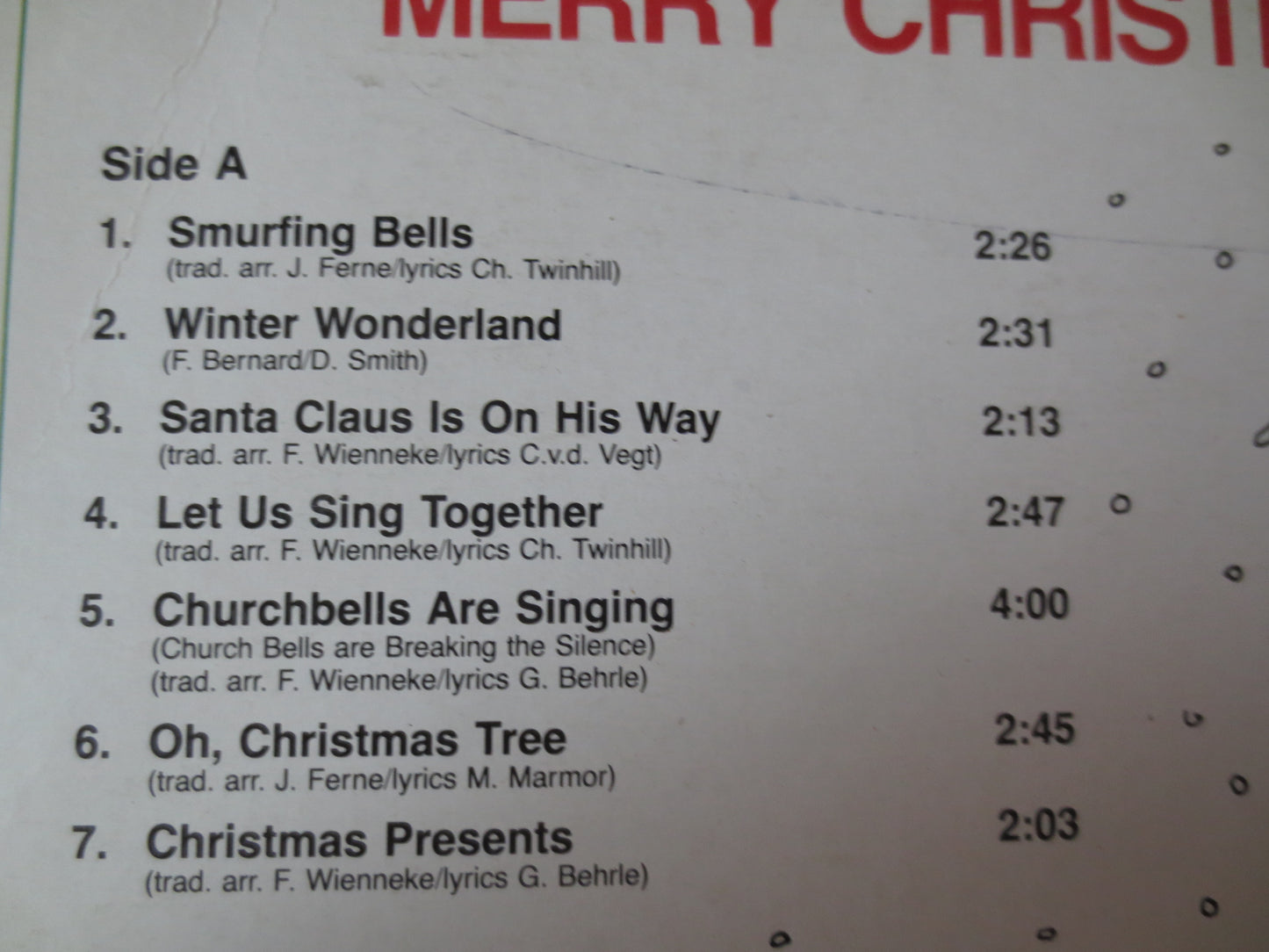 The SMURFS, MERRY CHRISTMAS, Childrens Records, Kids Lps, Vintage Vinyl, Christmas Records, Christmas Albums, 1983 Records