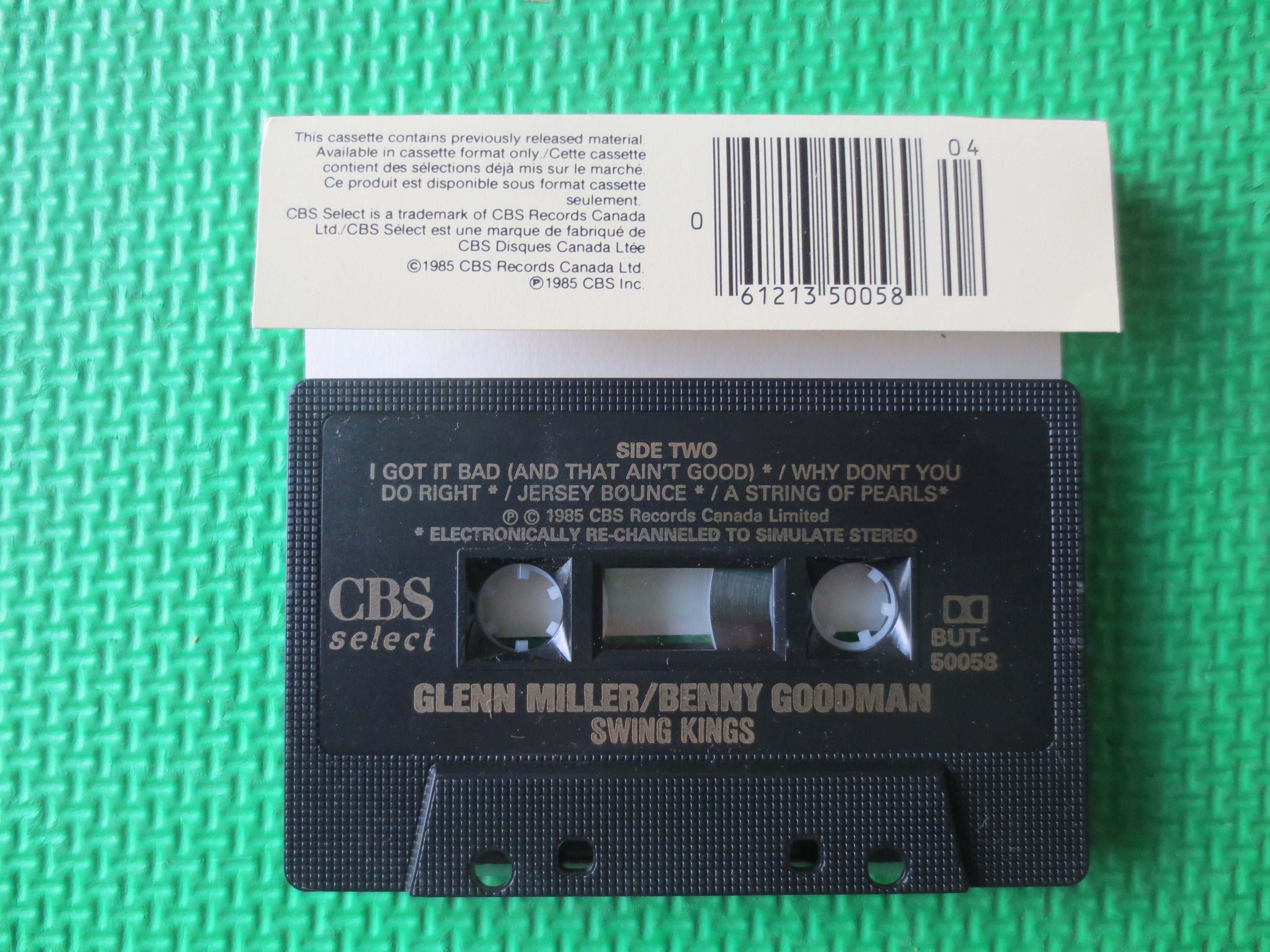 Glenn Miller & Benny Goodman – Swing Kings (1985) Cassette 001
