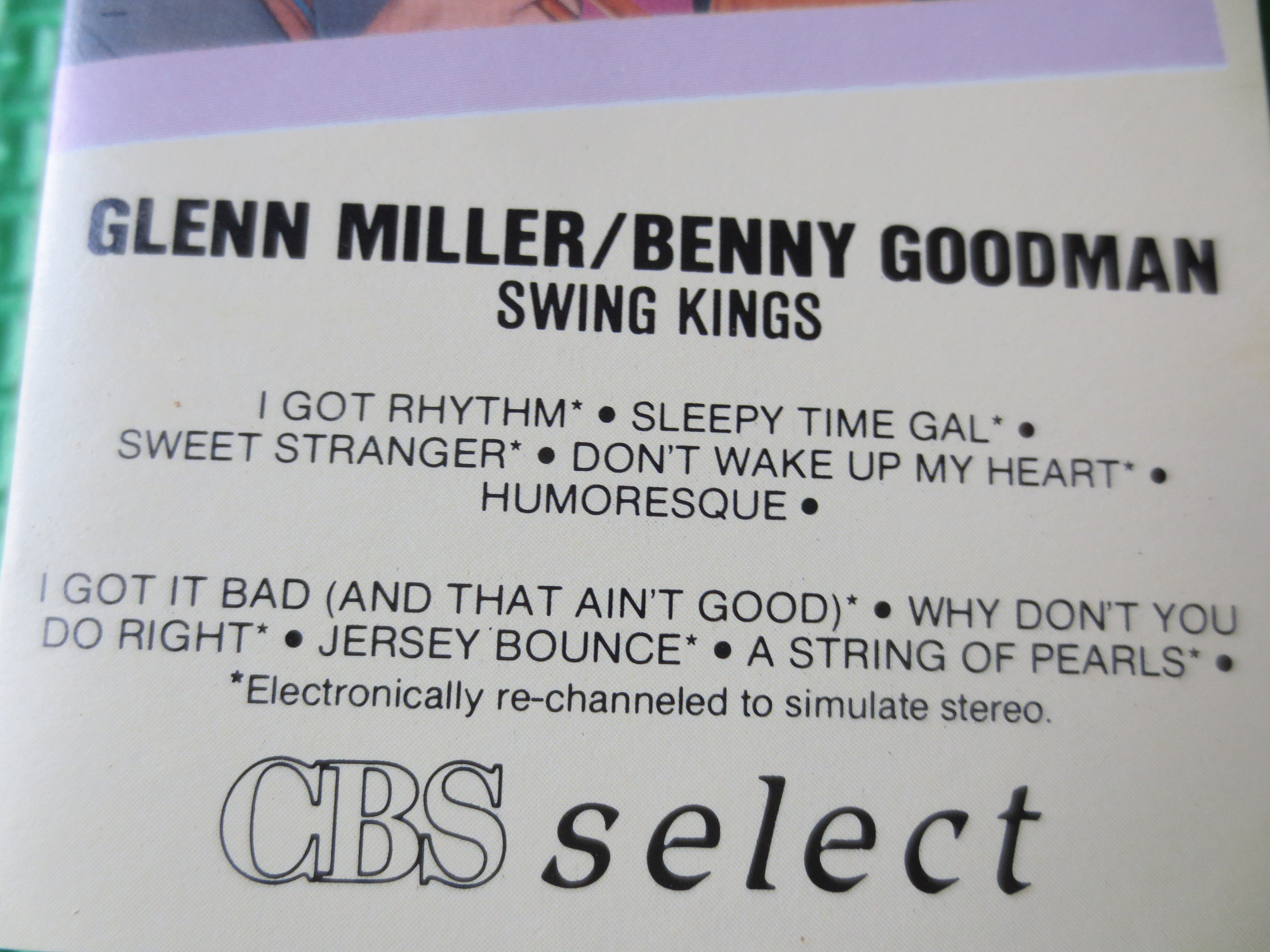 Glenn Miller & Benny Goodman – Swing Kings (1985) Cassette 001