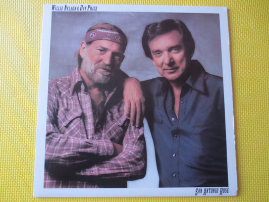 WILLIE NELSON, RAY Price, San Antonio Rose, Willie Nelson Record, Country Records, Willie Nelson Album, Vinyl, 1980 Records