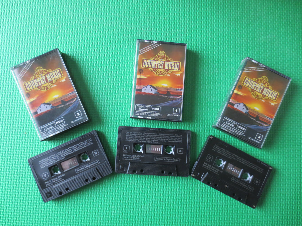 Reader's Digest – The Golden Age of Country Music (1989) Cassette Box Set