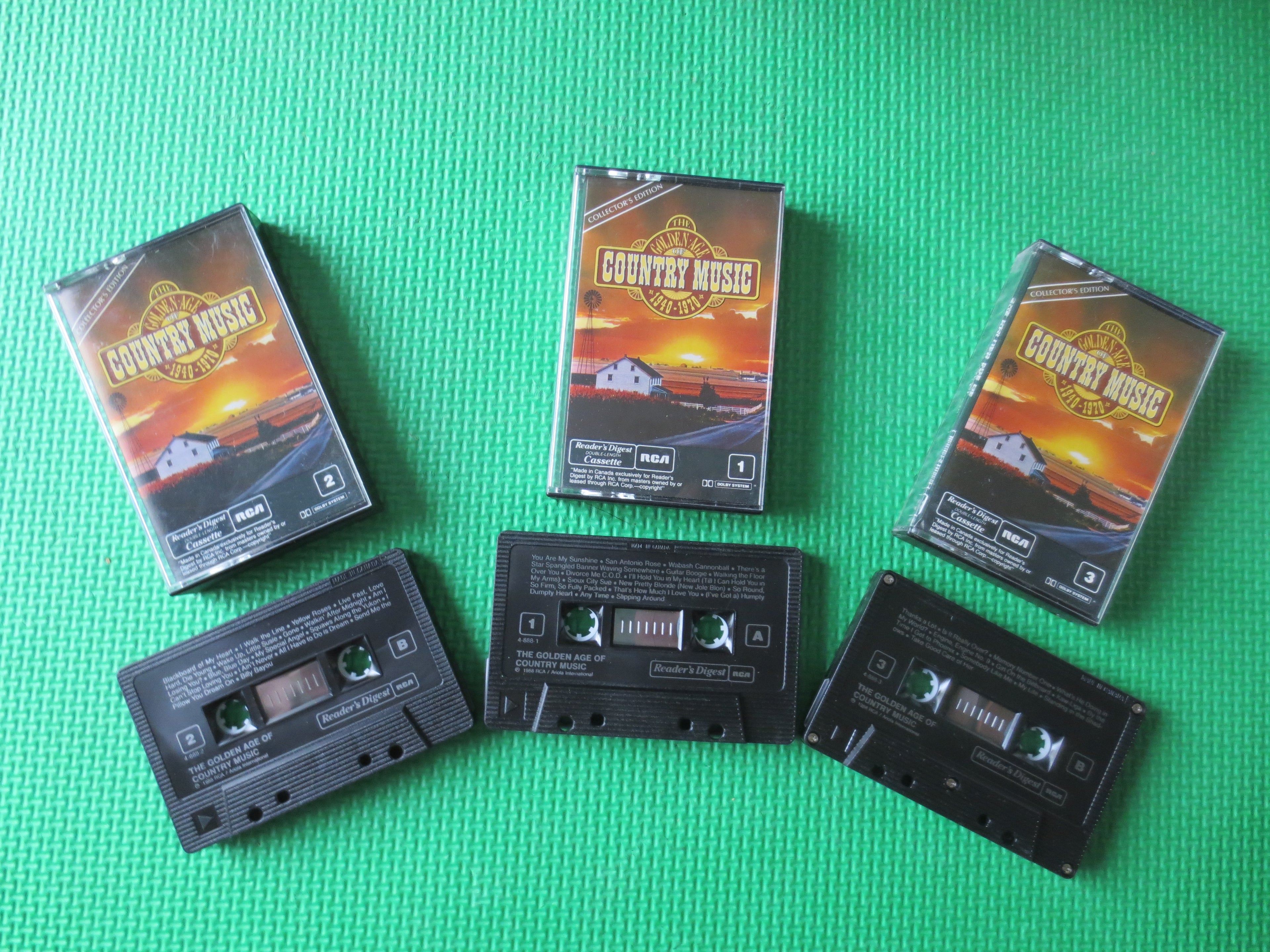 Reader's Digest – The Golden Age of Country Music (1989) Cassette Box Set