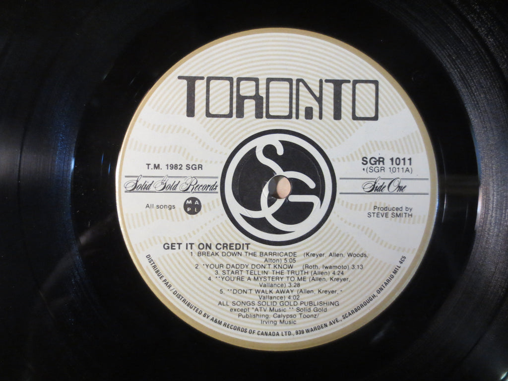 Toronto – Get It on Credit (1982) Vinyl LP