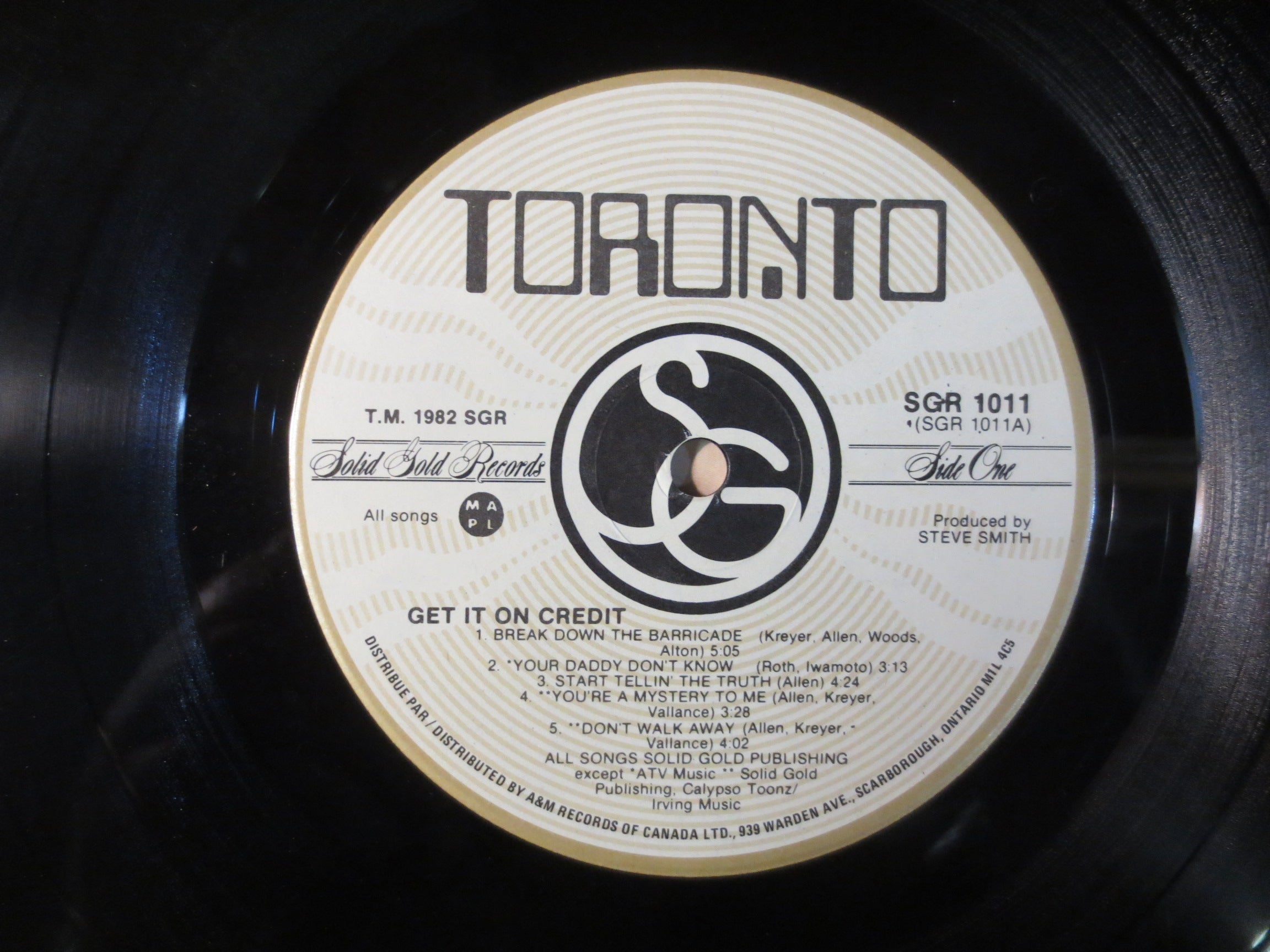 Toronto – Get It on Credit (1982) Vinyl LP