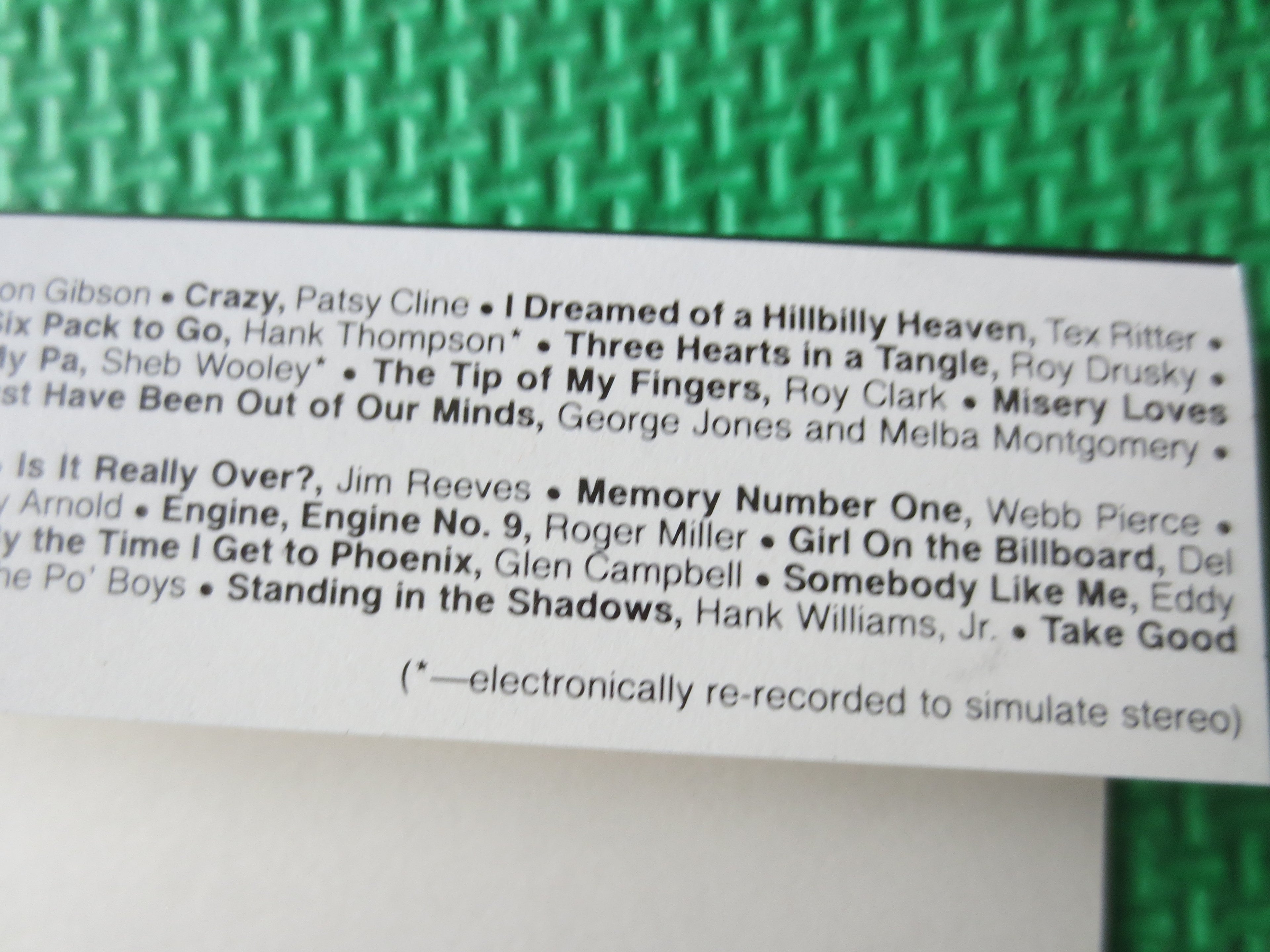 Reader's Digest – The Golden Age of Country Music (1989) Cassette Box Set