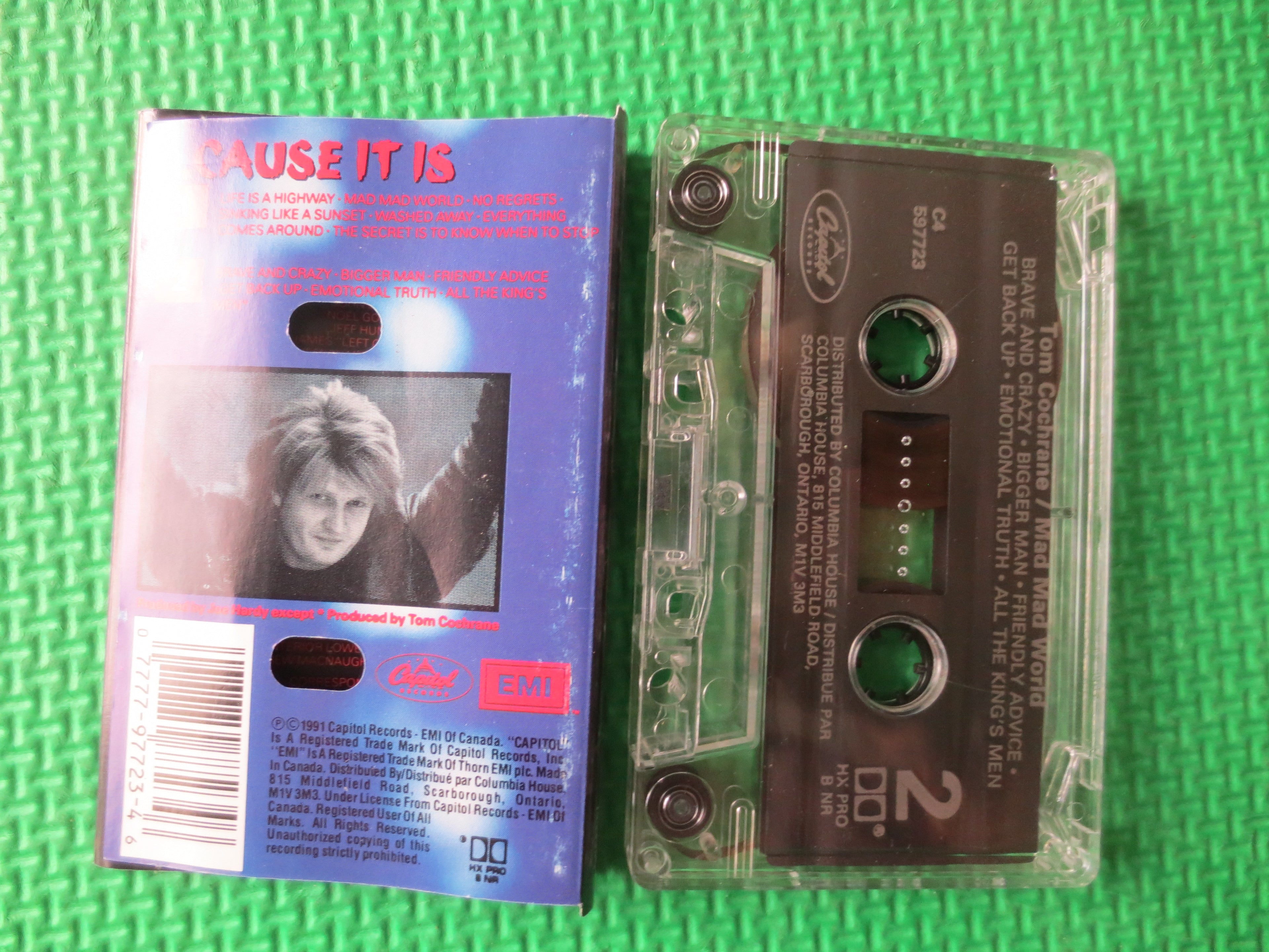 Tom Cochrane – Mad Mad World (1991) Cassette