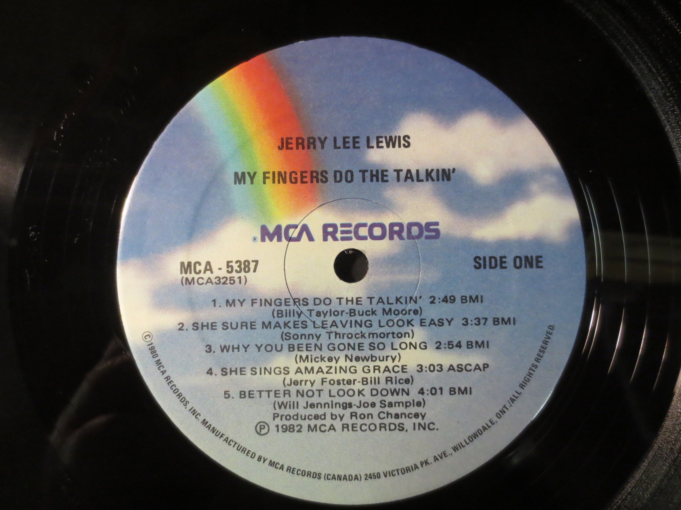 Jerry Lee Lewis – My Fingers Do the Talking (1983) Vinyl LP