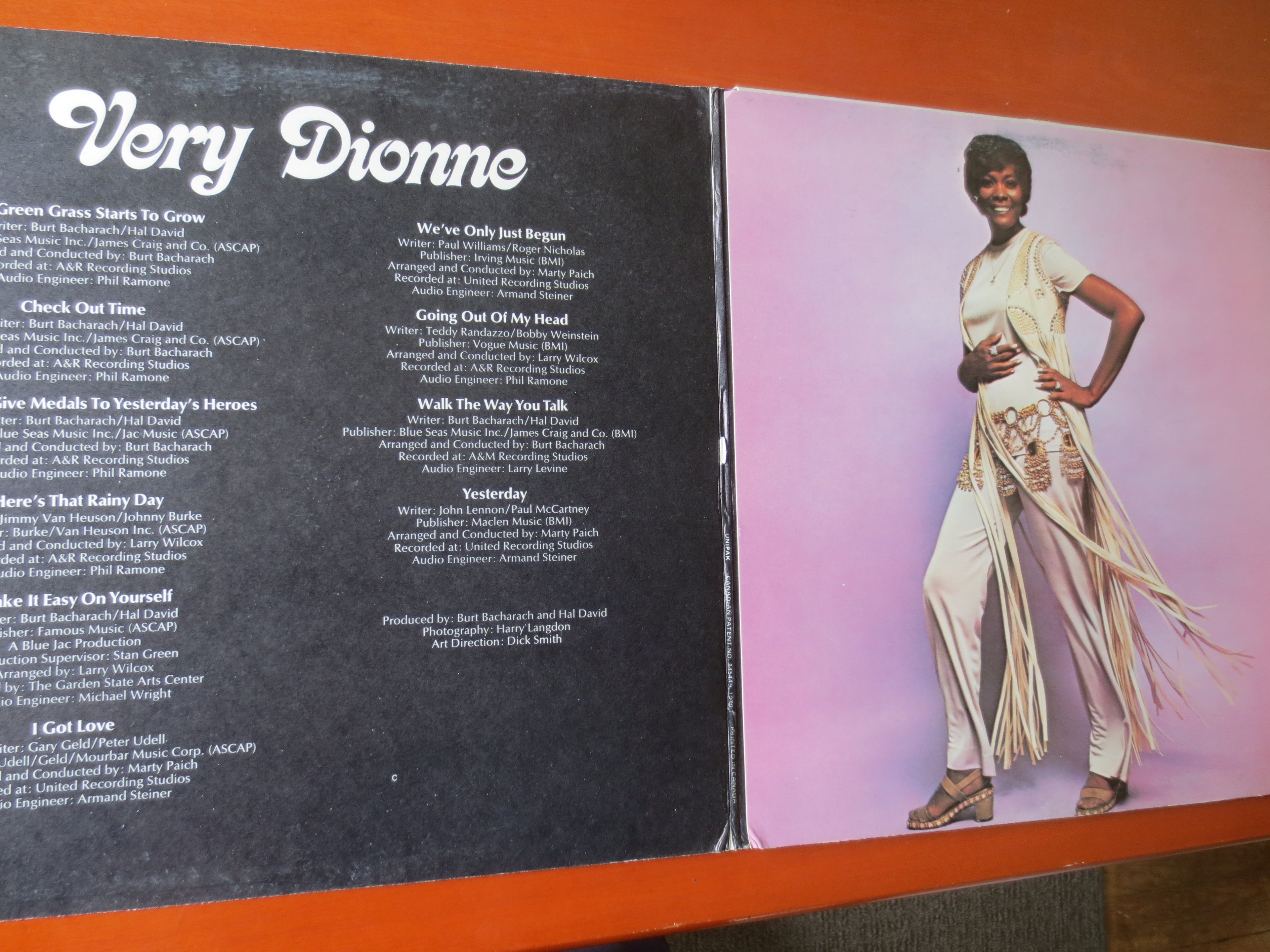 Dionne Warwick – Very Dionne (1970) Vinyl LP