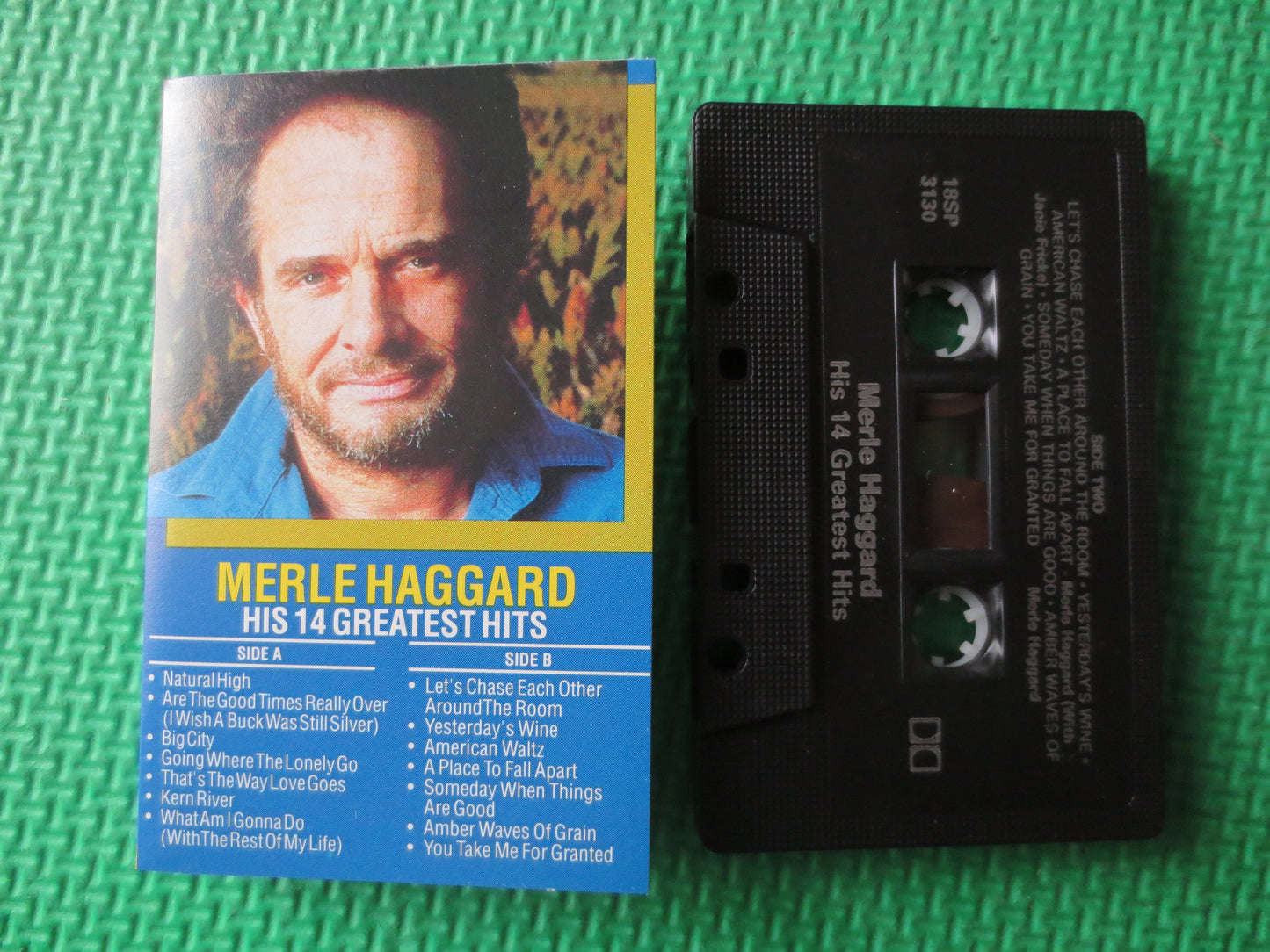 MERLE HAGGARD, GREATEST Hits, Merle Haggard Tape, Merle Haggard lp, Country Cassettes, Country Tape, 1987 Cassette