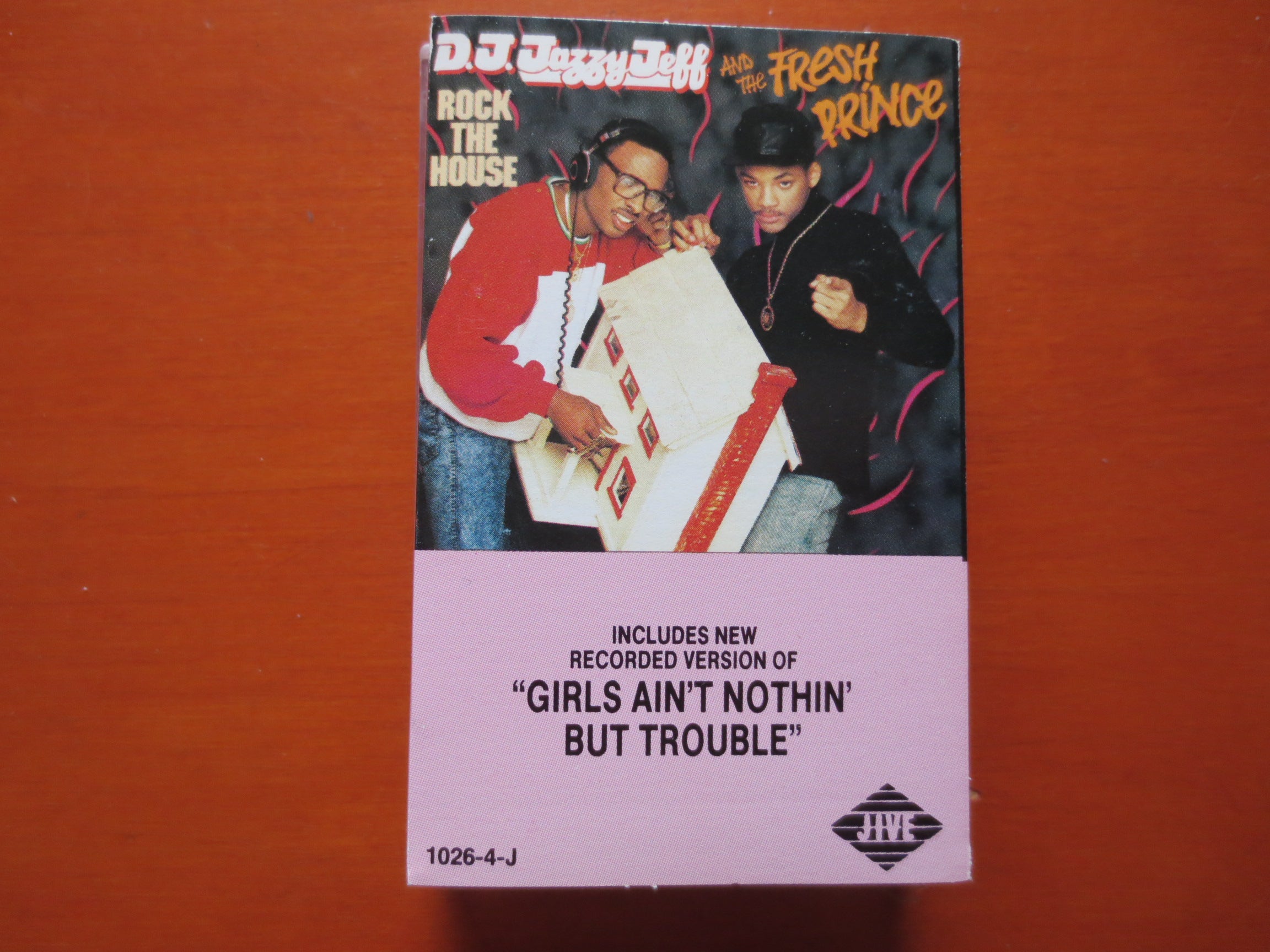 DJ Jazzy Jeff & The Fresh Prince – Rock the House (1987) Cassette