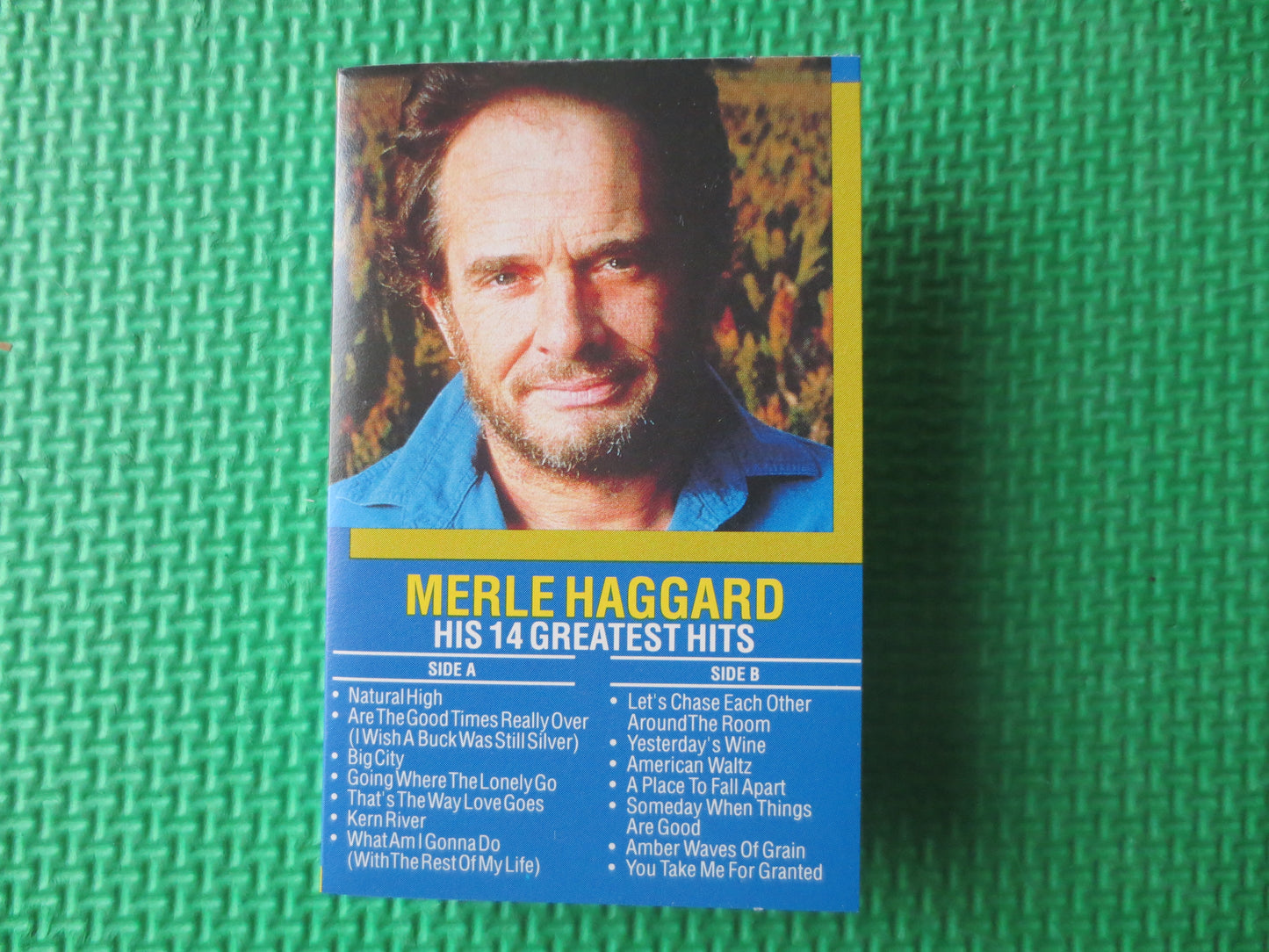 MERLE HAGGARD, GREATEST Hits, Merle Haggard Tape, Merle Haggard lp, Country Cassettes, Country Tape, 1987 Cassette