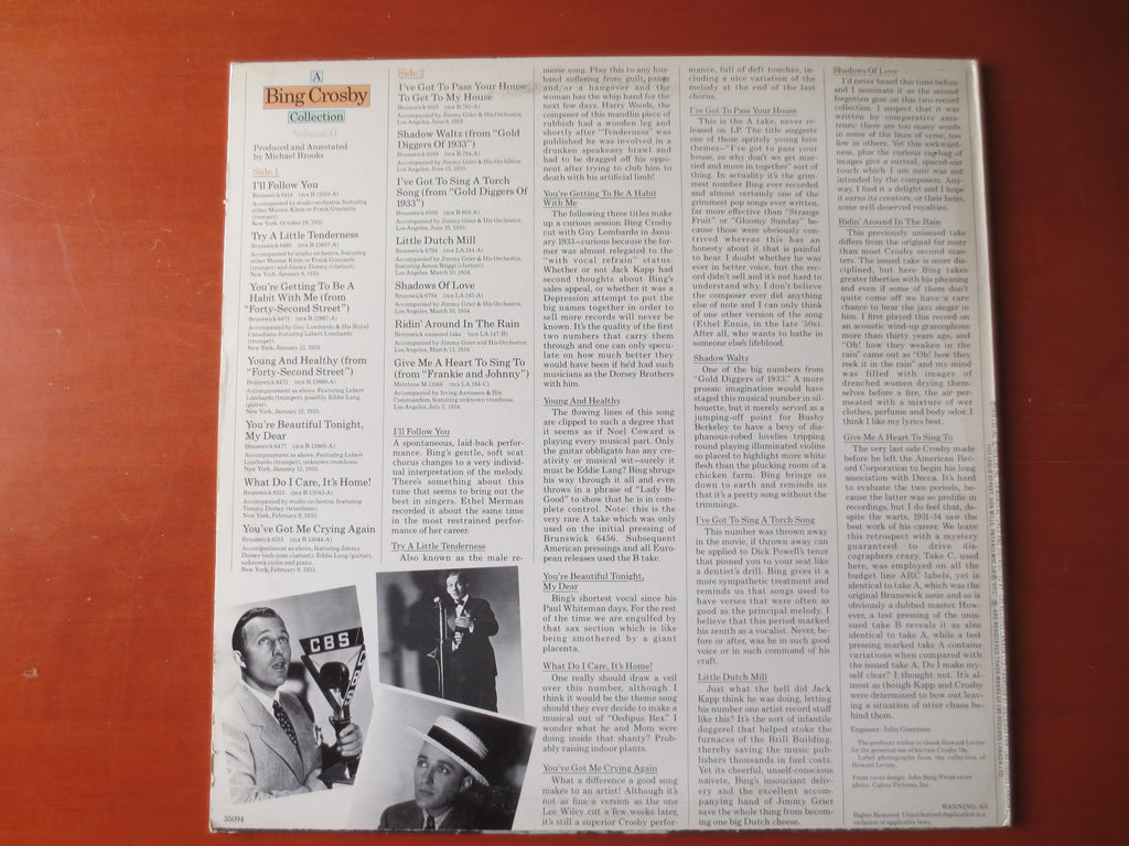 Bing Crosby – The Bing Crosby Collection Volume II (1978) Vinyl LP