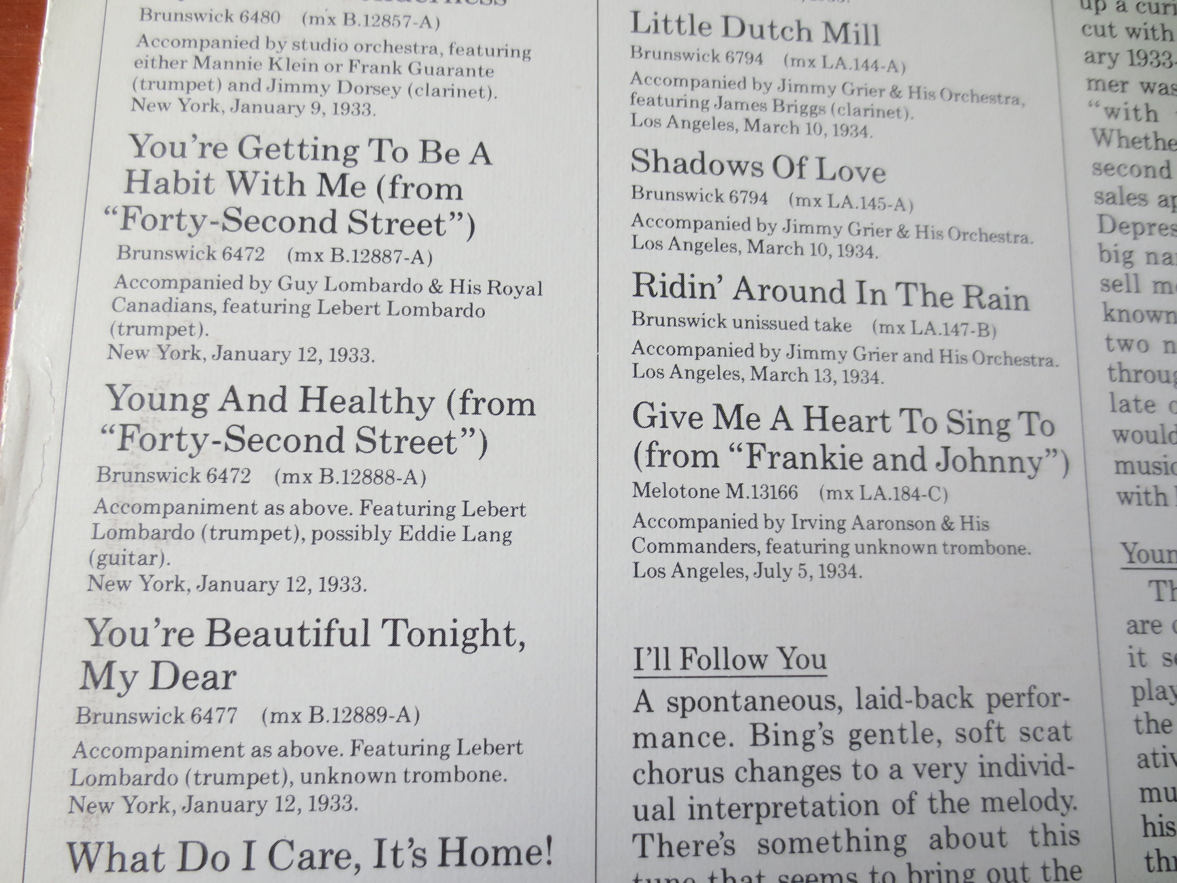 Bing Crosby – The Bing Crosby Collection Volume II (1978) Vinyl LP