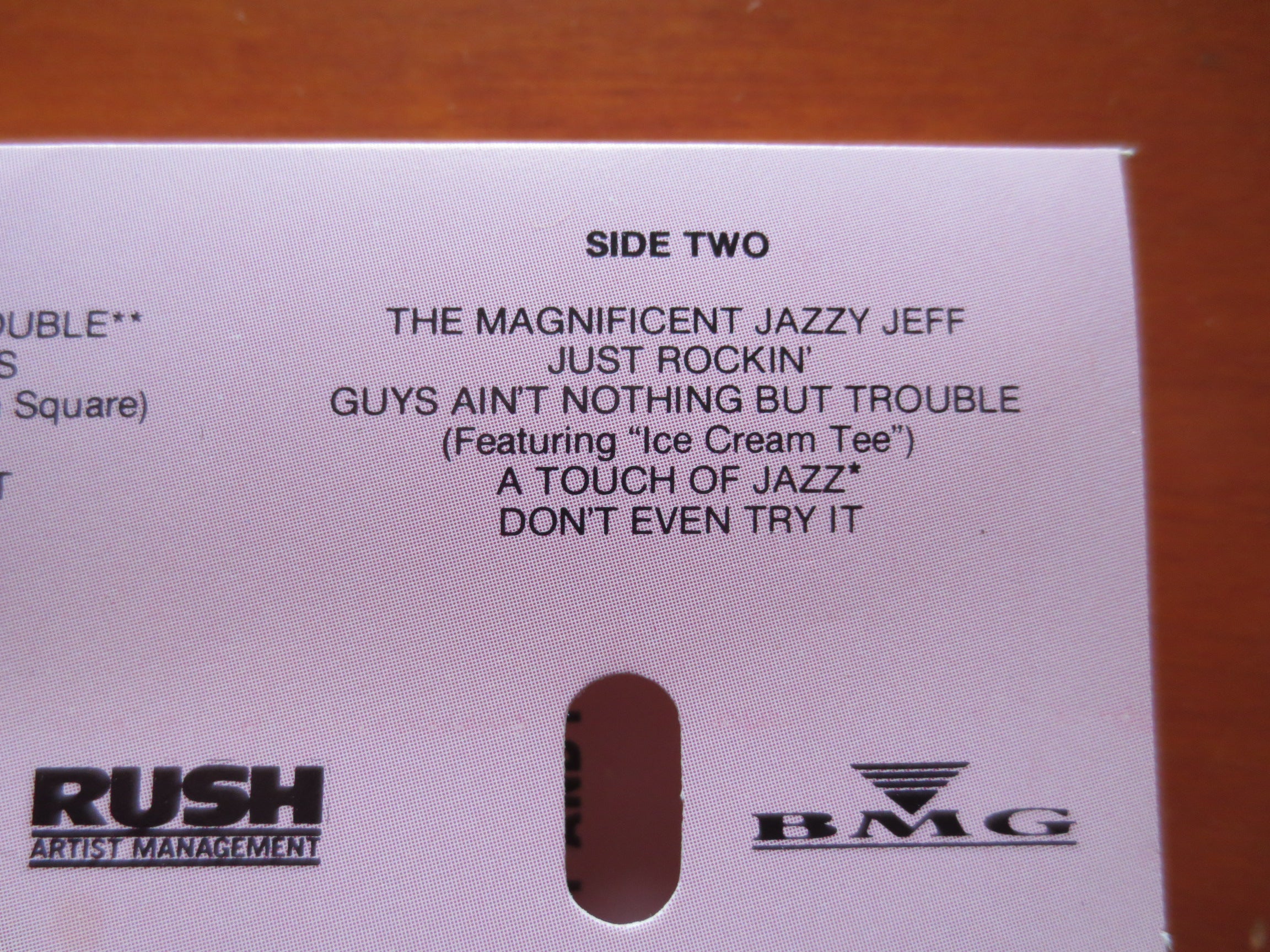 DJ Jazzy Jeff & The Fresh Prince – Rock the House (1987) Cassette