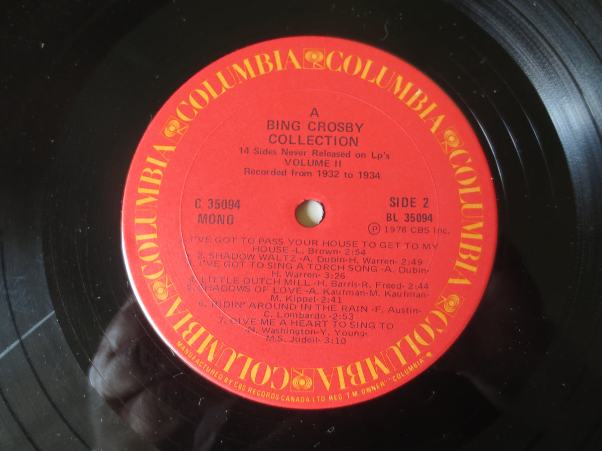 Bing Crosby – The Bing Crosby Collection Volume II (1978) Vinyl LP