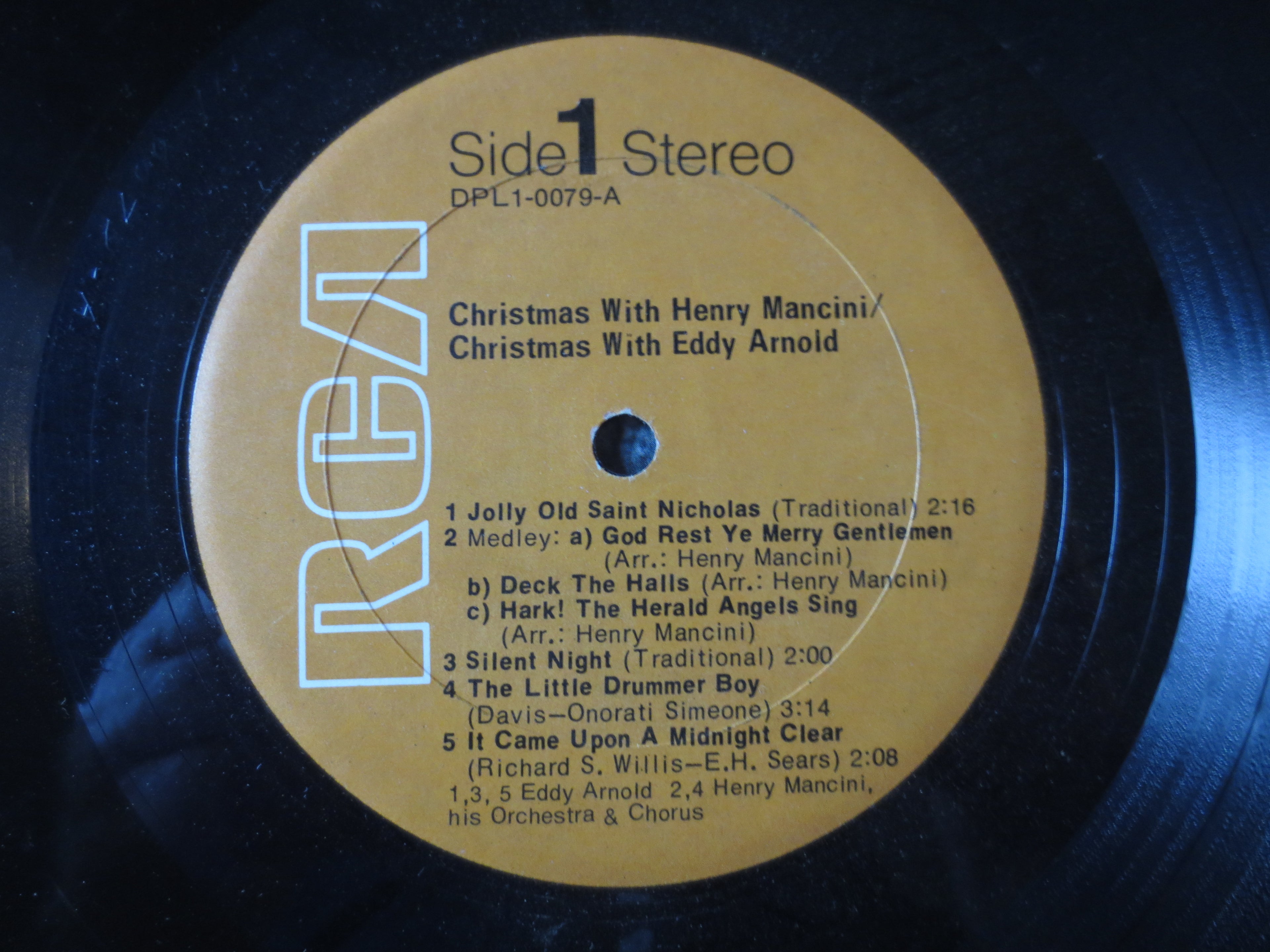 Henry Mancini & Eddy Arnold – Christmas Music (1974) Vinyl LP