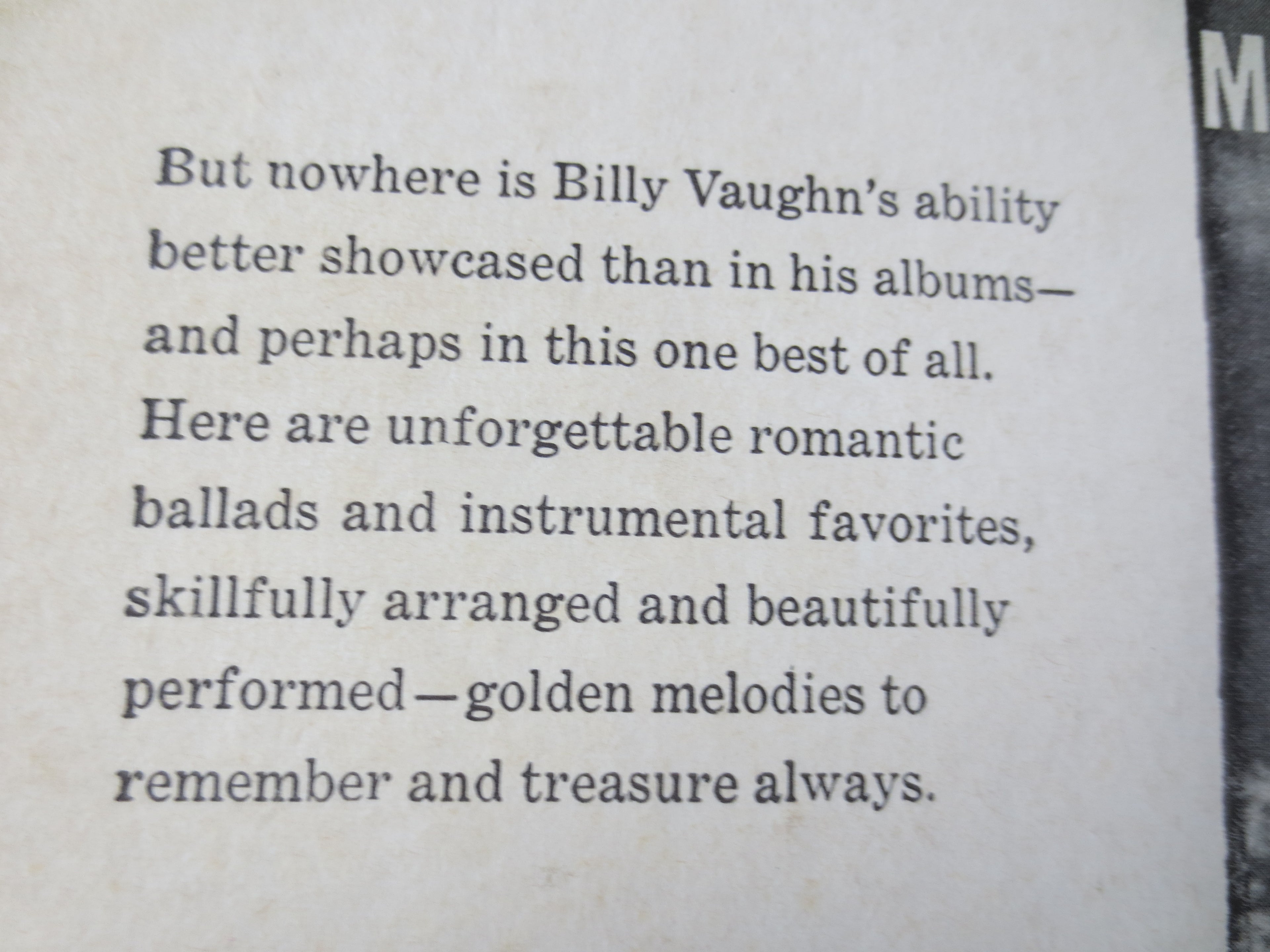Billy Vaughn – Sail Along Silvery Moon (1958) Vinyl LP
