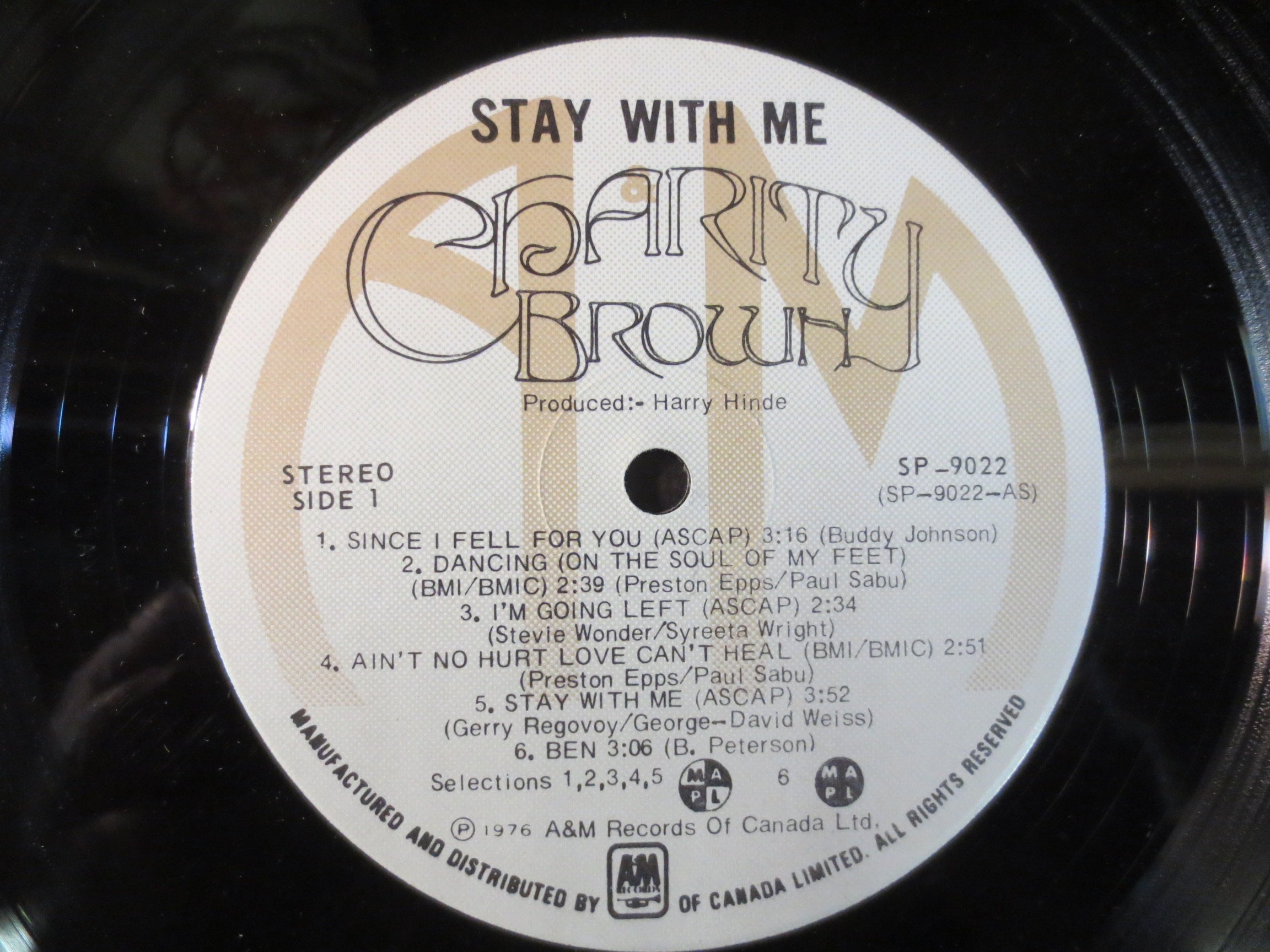 Charity Brown – Stay With Me (1976) Vinyl LP