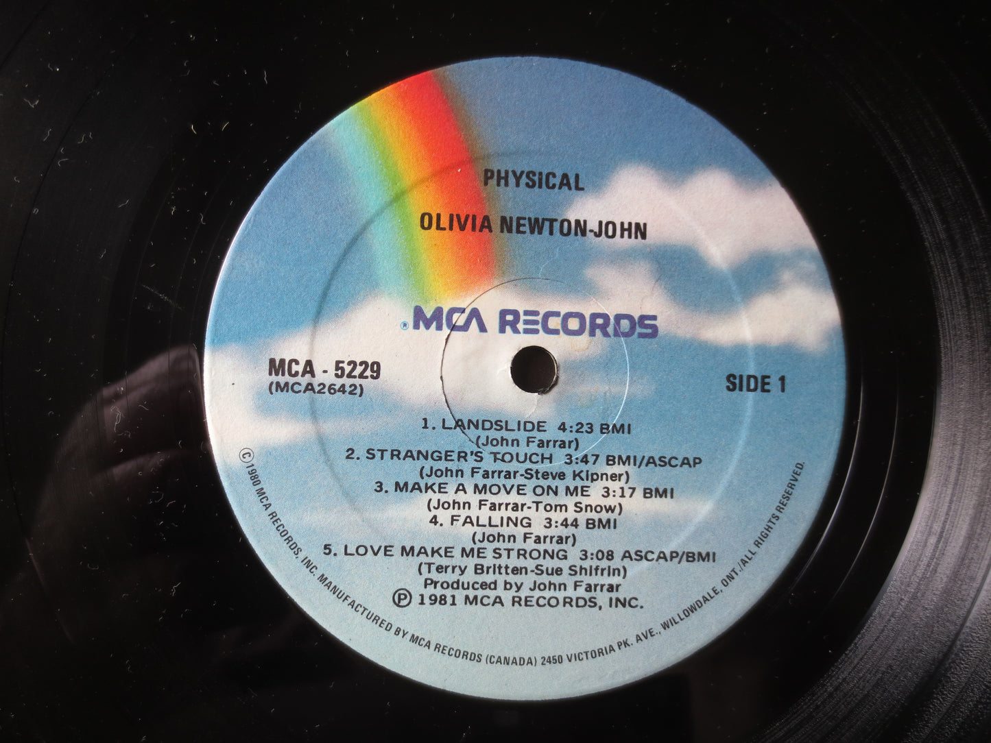 OLIVIA NEWTON-JOHN, Physical, Pop Record, Vintage Vinyl, Record Vinyl, Record, Vinyl Record, Vinyl Pop, Vinyl, 1981 Records