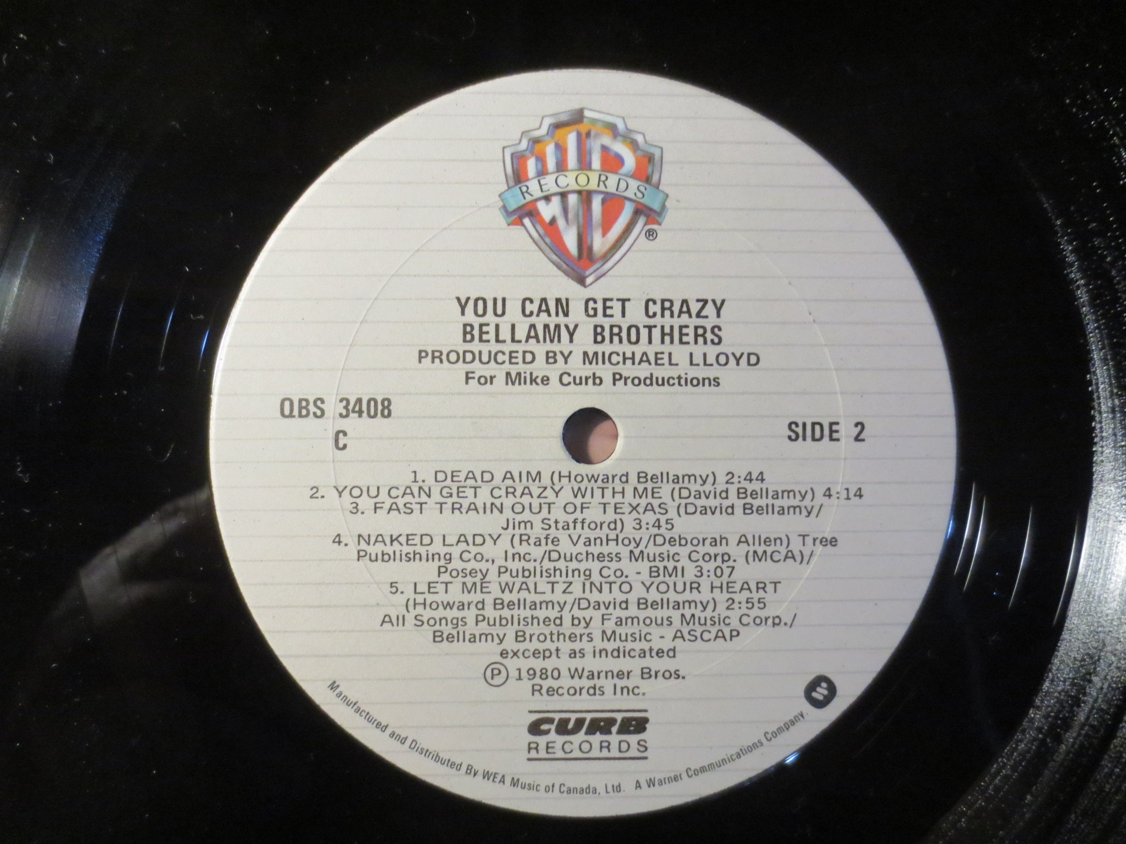Bellamy Brothers – You Can Get Crazy (1980) Vinyl LP