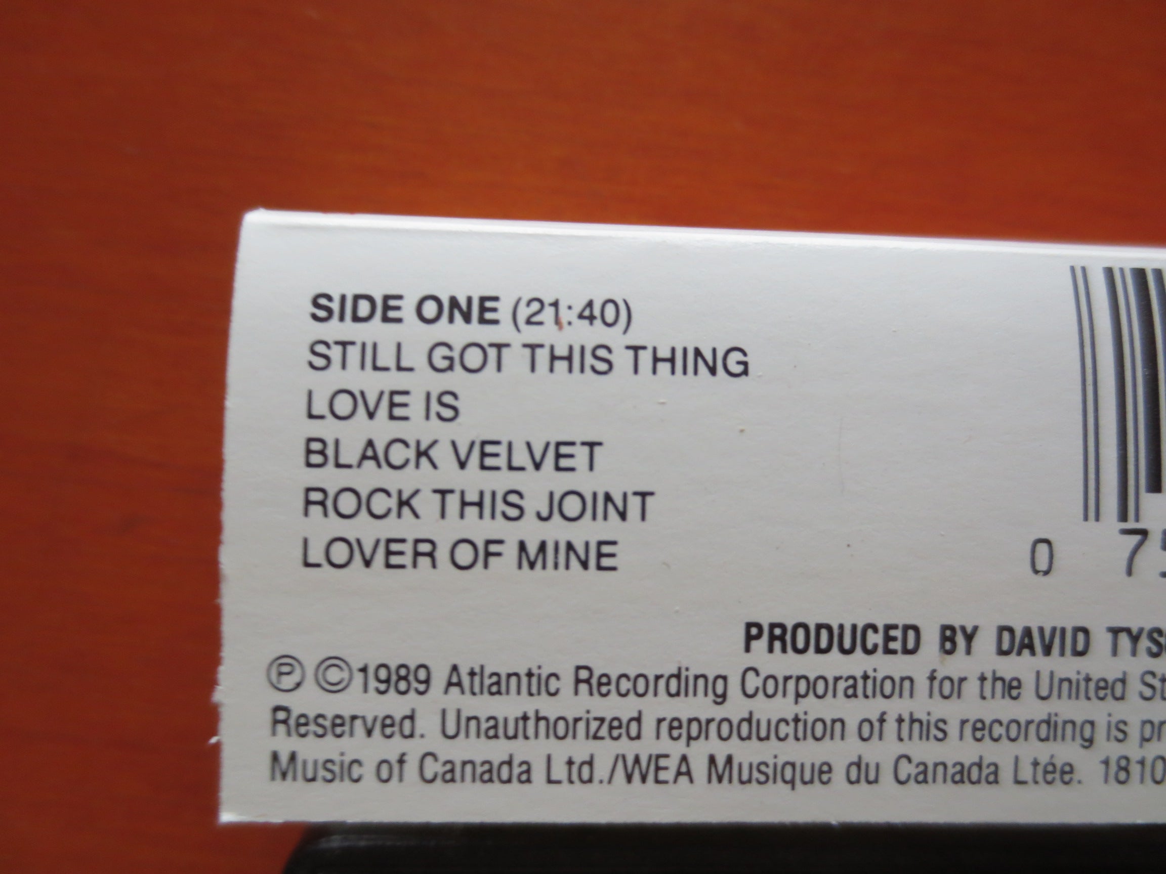 Alannah Myles – Alannah Myles (1989) Cassette