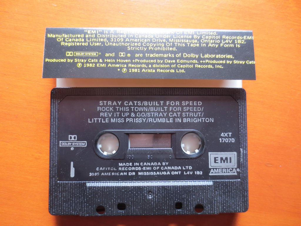 Stray Cats – Built for Speed (1982) Cassette