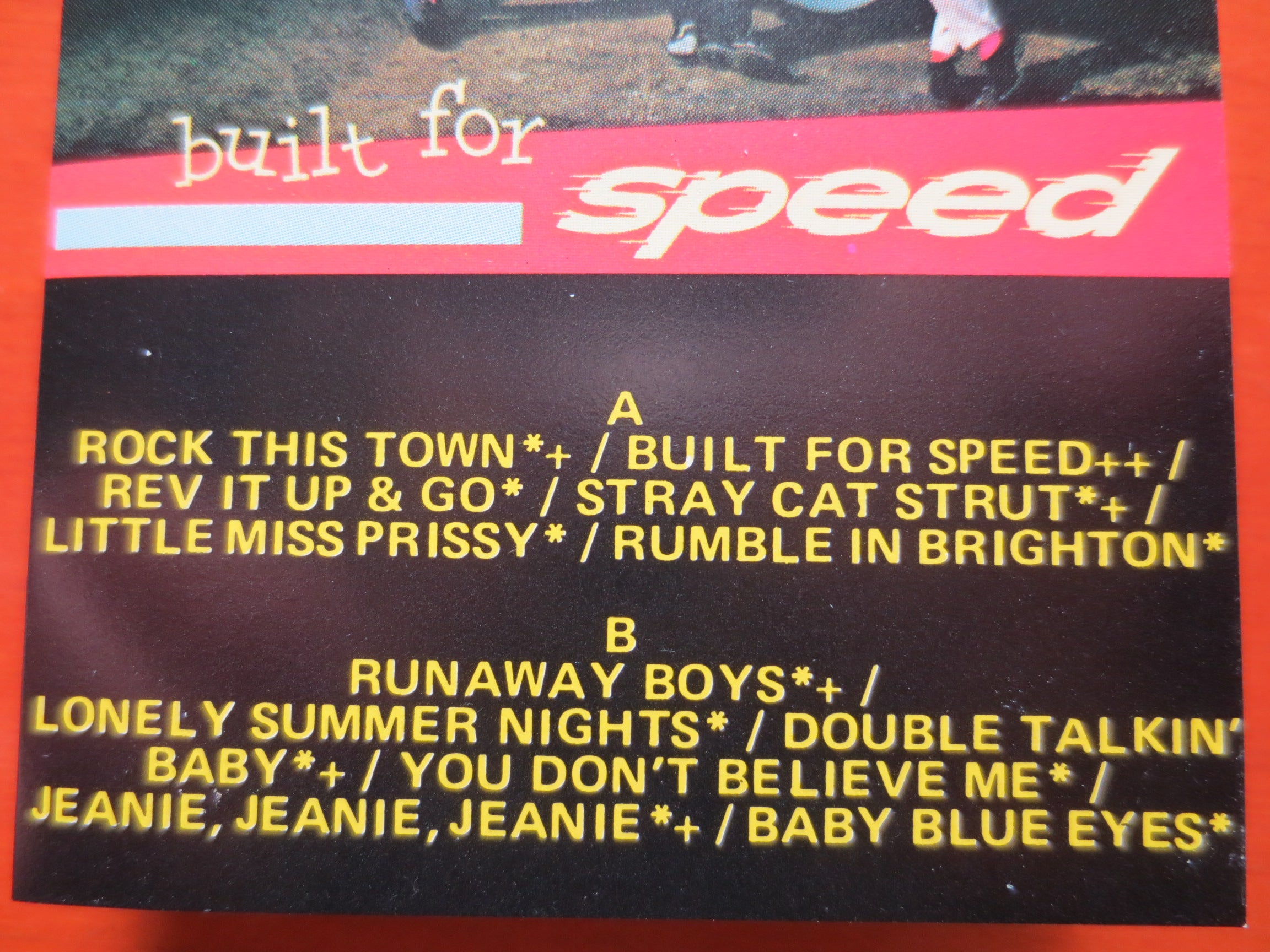 Stray Cats – Built for Speed (1982) Cassette