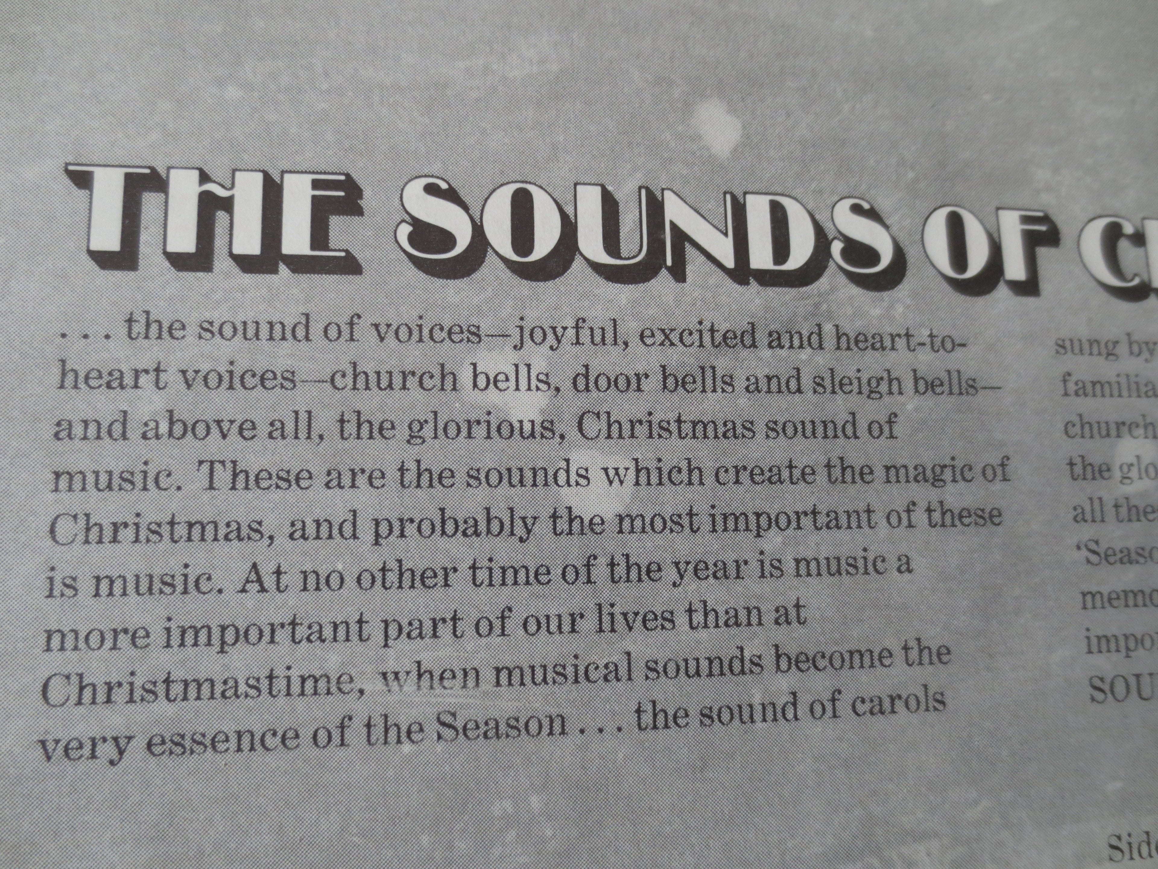 B.F. Goodrich – The Christmas Sound of Music (1966) Vinyl LP