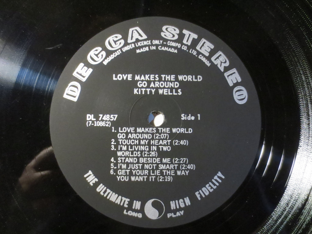 Kitty Wells – Love Makes the World Go Around (1967) Vinyl LP