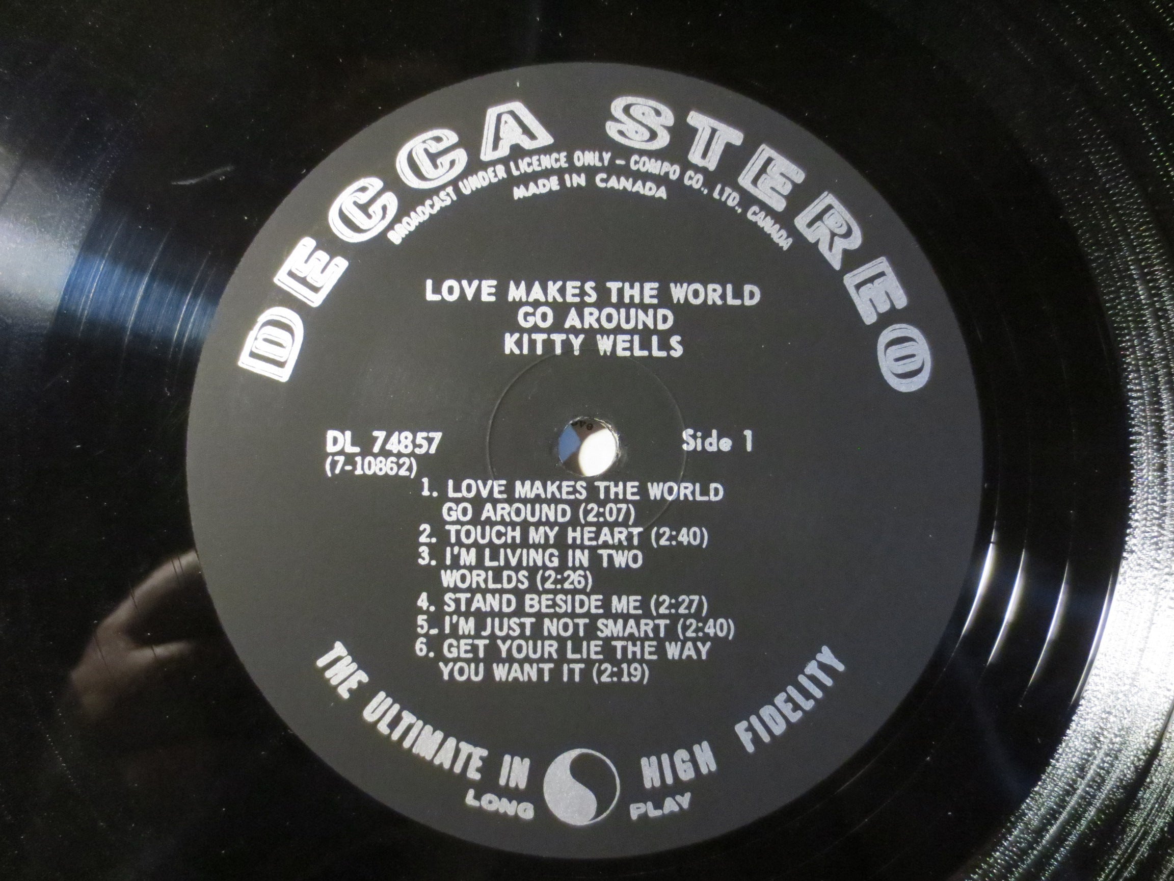 Kitty Wells – Love Makes the World Go Around (1967) Vinyl LP