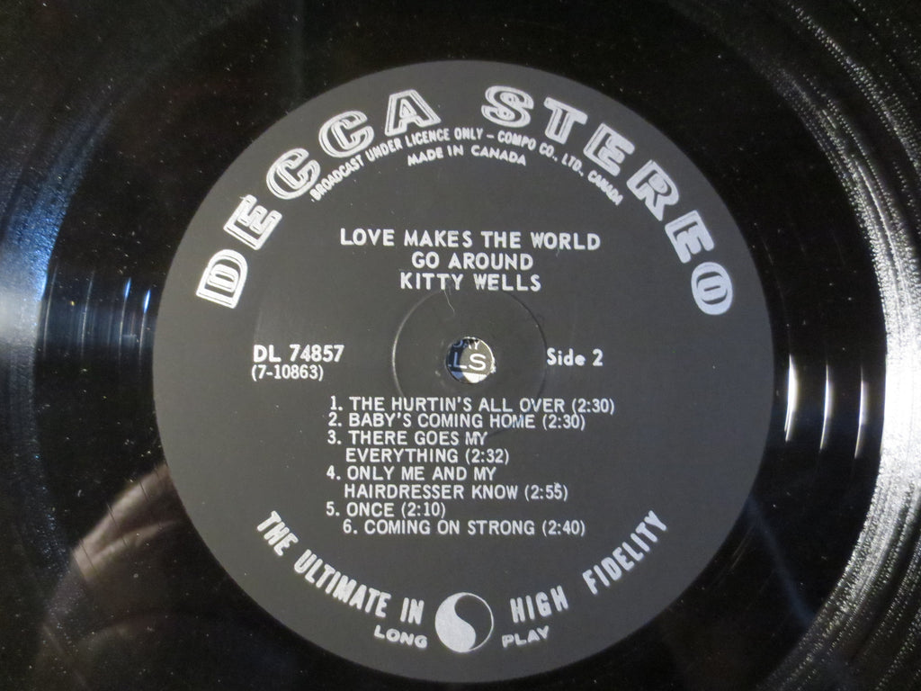 Kitty Wells – Love Makes the World Go Around (1967) Vinyl LP